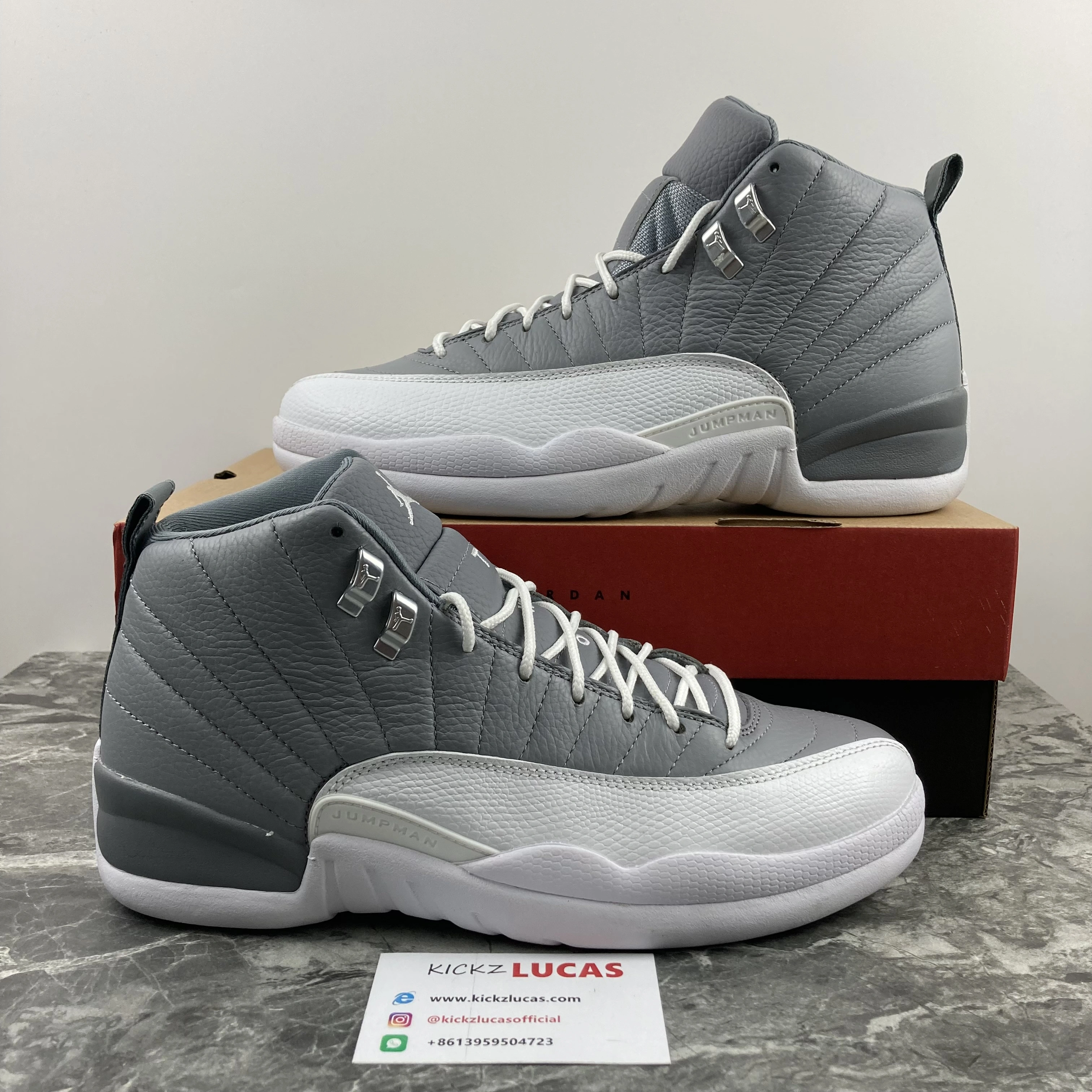 Air Jordan 12 Retro Stealth CT8013- WrinkleFree 2251