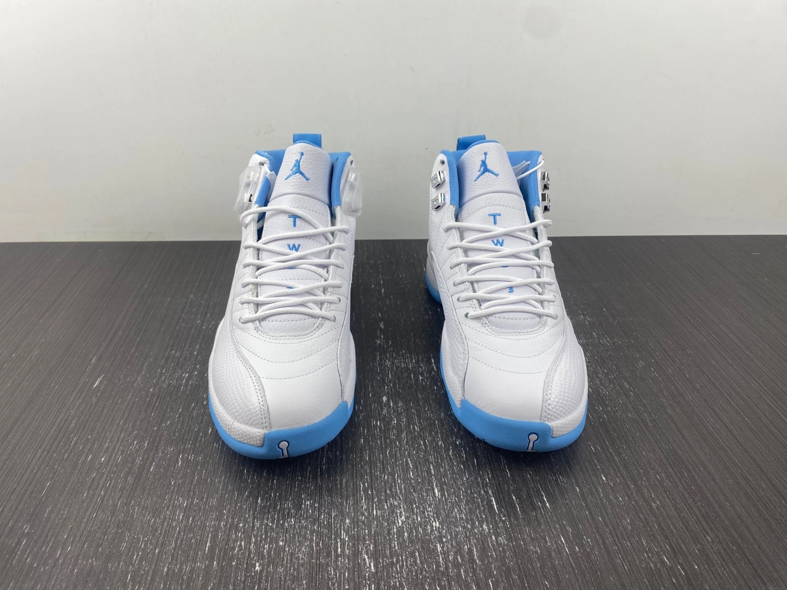 Air Jordan 12 Retro White University Blue 308243- Versatile 2241