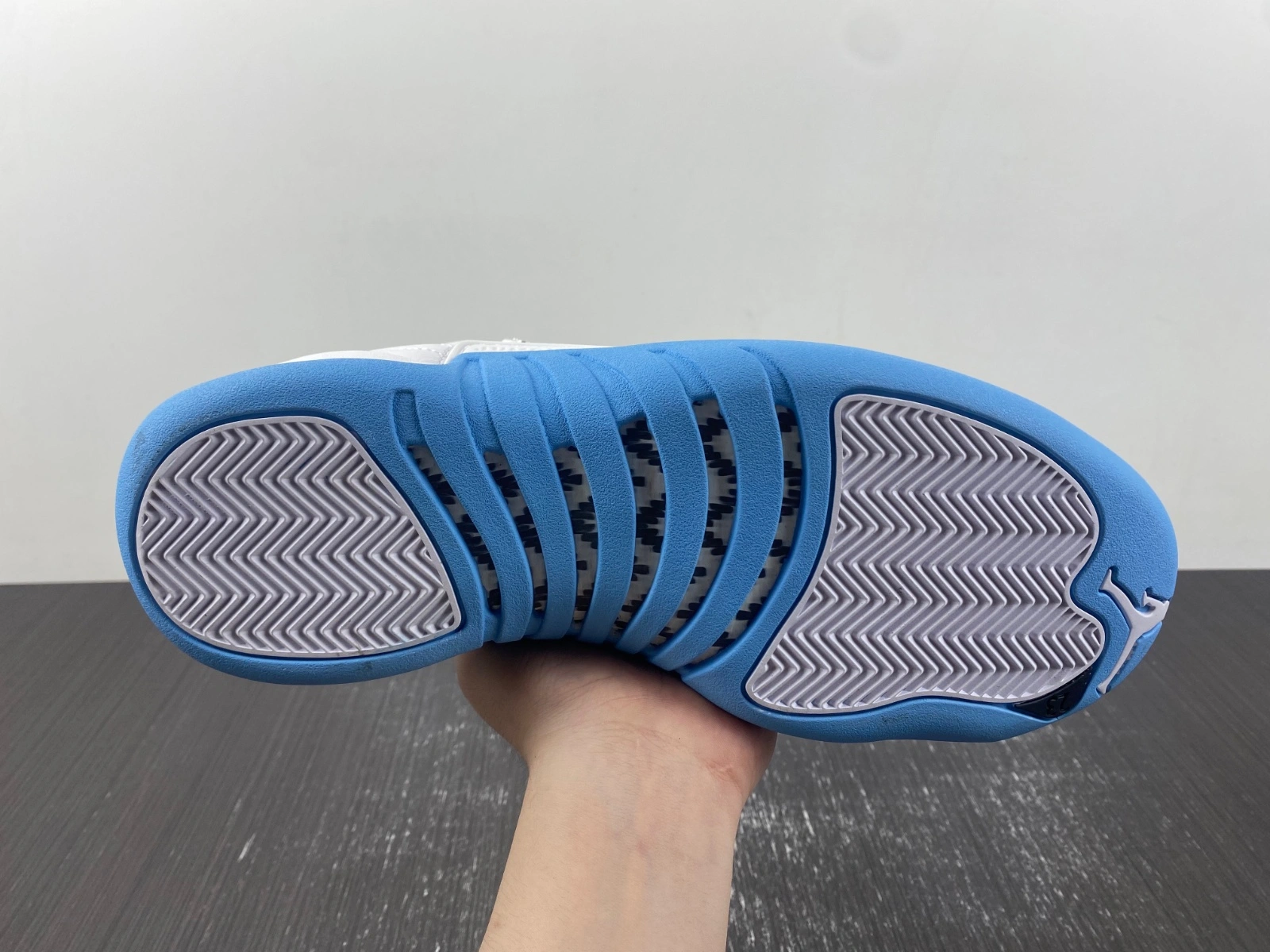Air Jordan 12 Retro White University Blue 308243- Versatile 2241