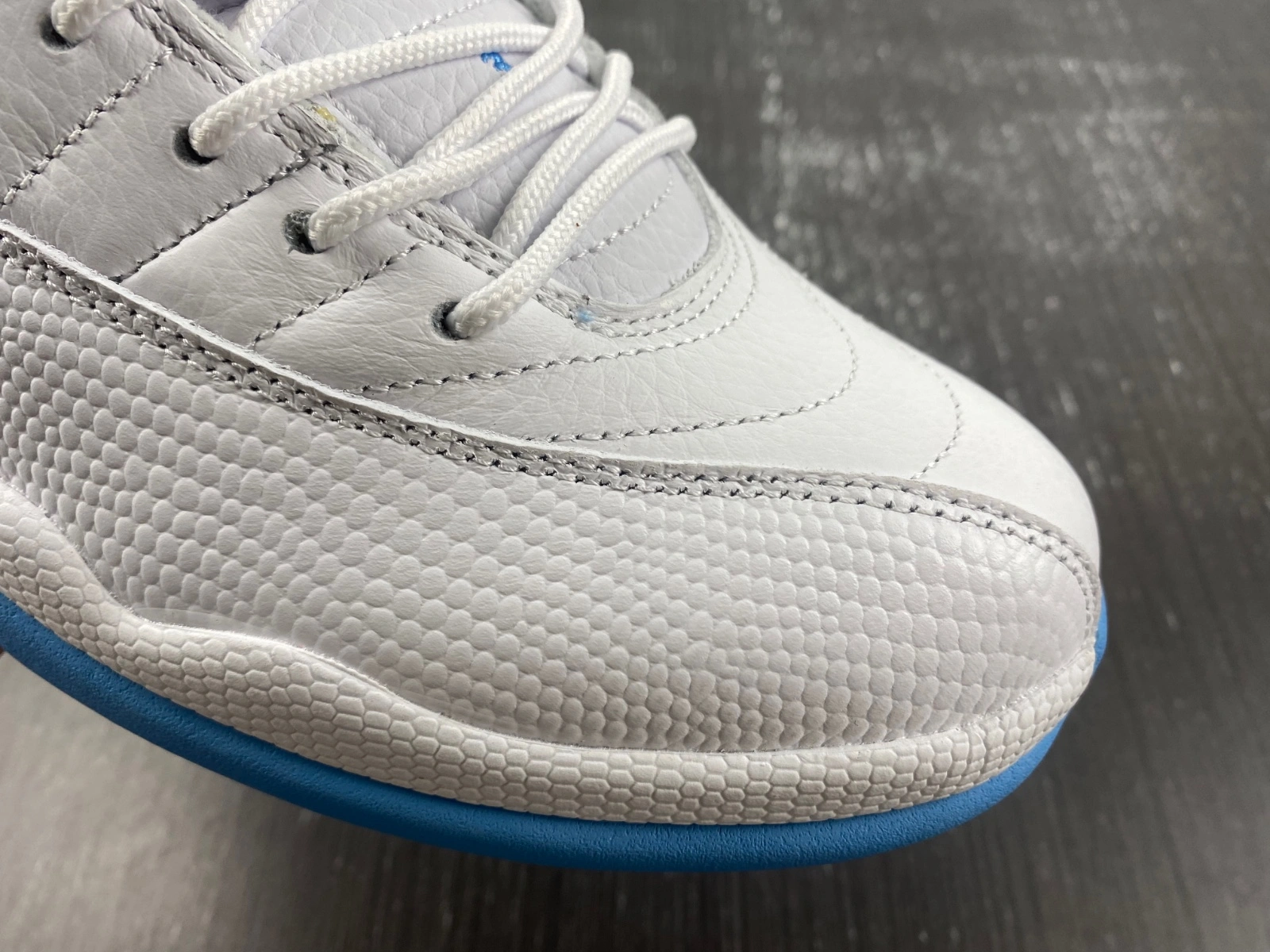 Air Jordan 12 Retro White University Blue 308243- Versatile 2241