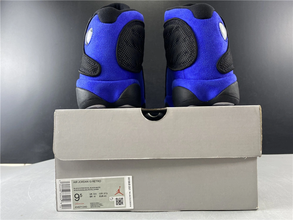 Air Jordan 13 Retro Black Hyper Royal 414571- StreetReady 2297