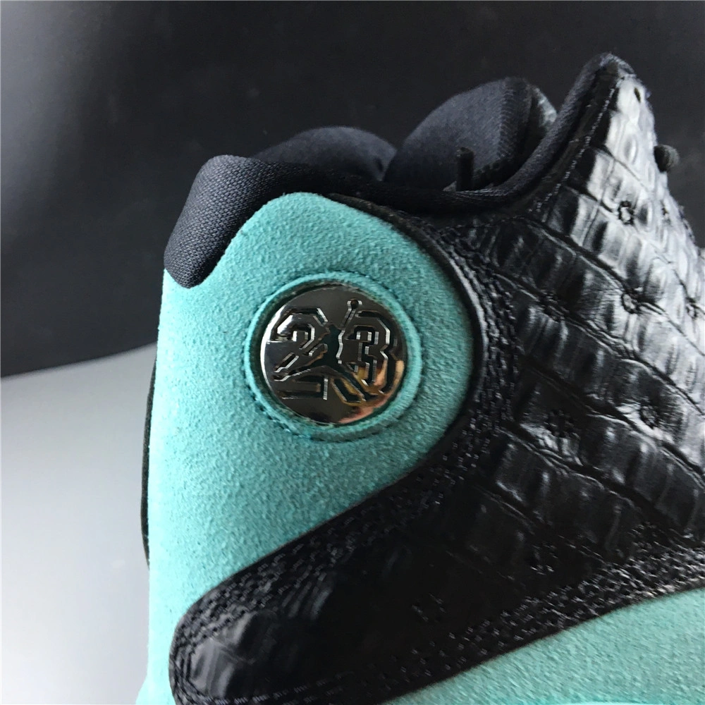 Chic Air Jordan 13 Retro Black Island Green 414571- 2289