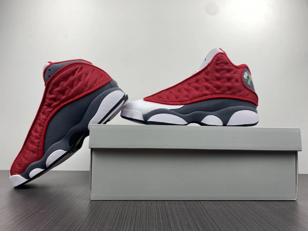 Air Jordan 13 Retro Gym Red Flint Grey DJ5982- Breathable 2286
