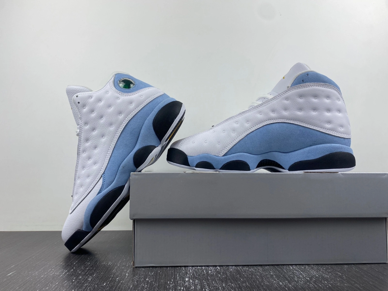 Bold Air Jordan 13 Retro OG Blue Grey 414571- 2265