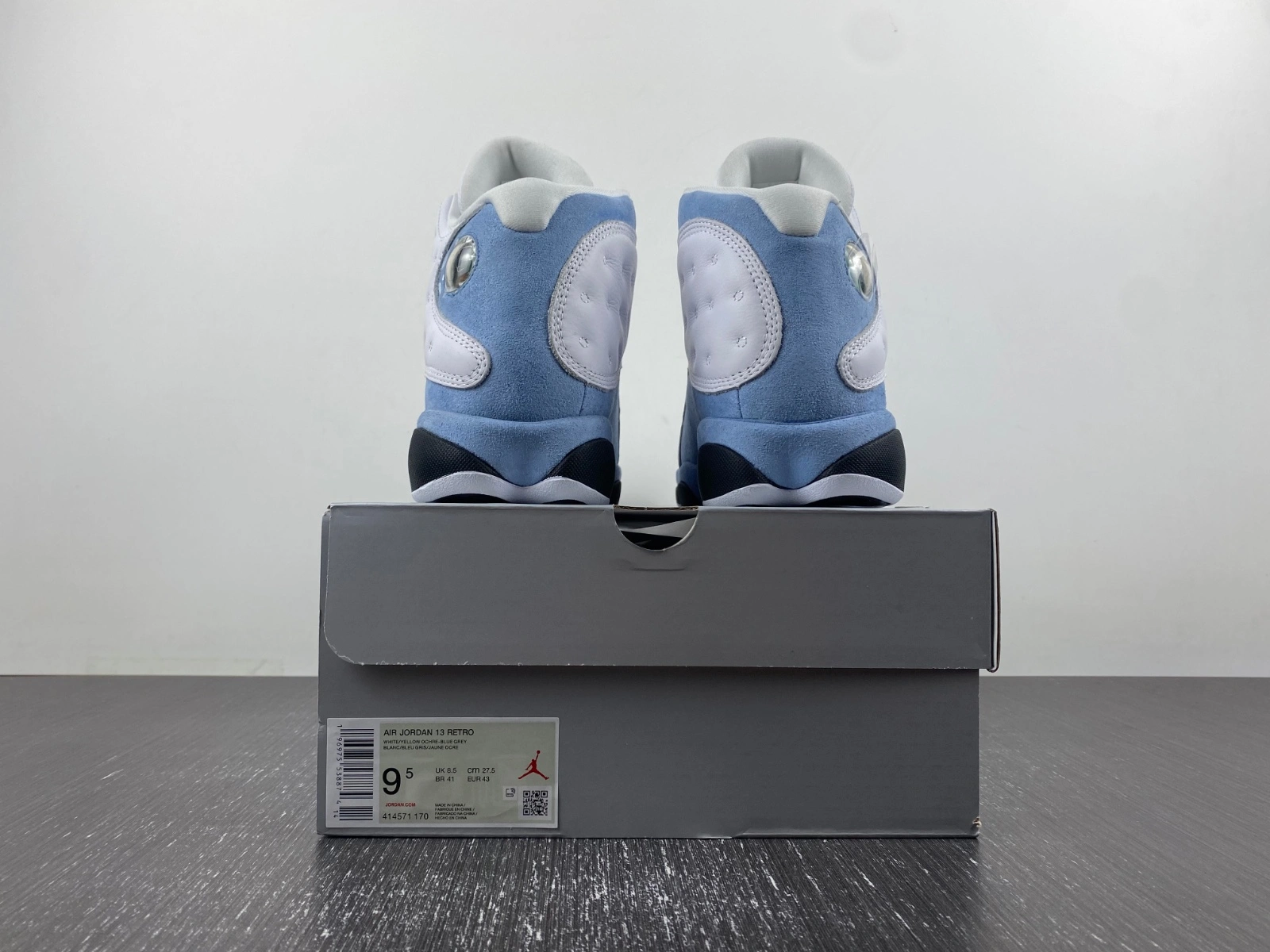 Bold Air Jordan 13 Retro OG Blue Grey 414571- 2265