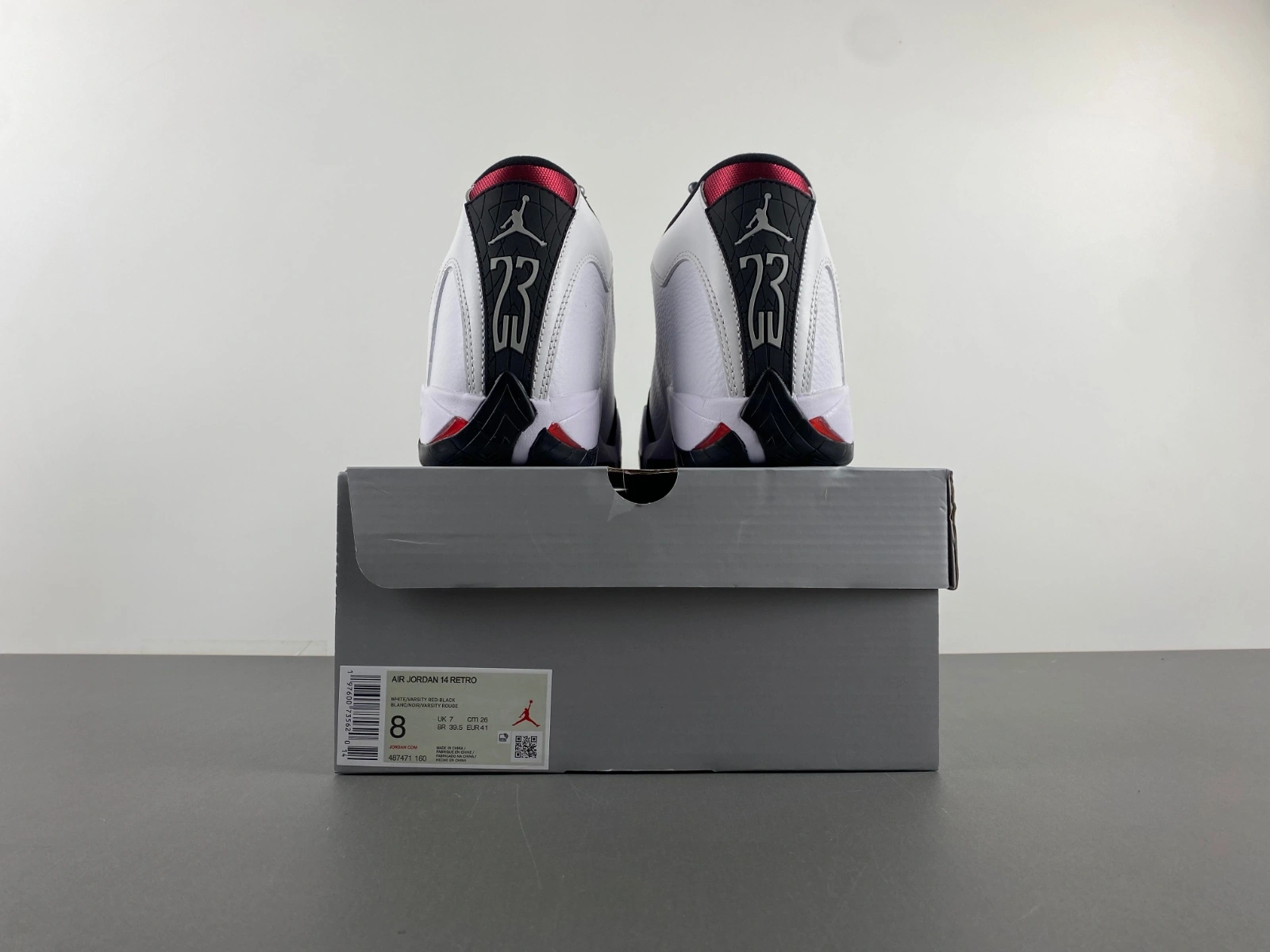 Air Jordan 14 Retro Black Toe 487471- OnTrend 2304