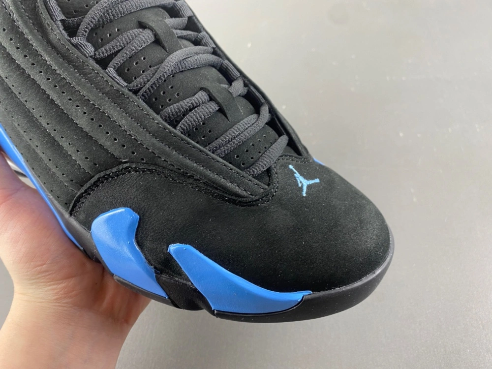 Comfortable Air Jordan 14 Retro Black University Blue 487471- 2300