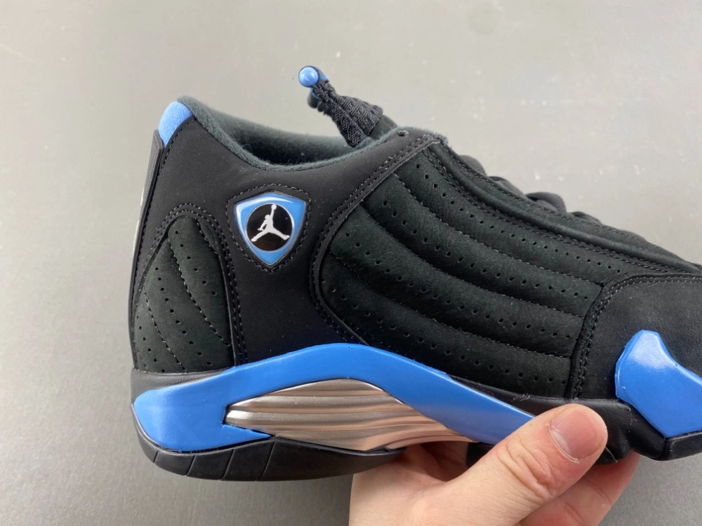 Comfortable Air Jordan 14 Retro Black University Blue 487471- 2300
