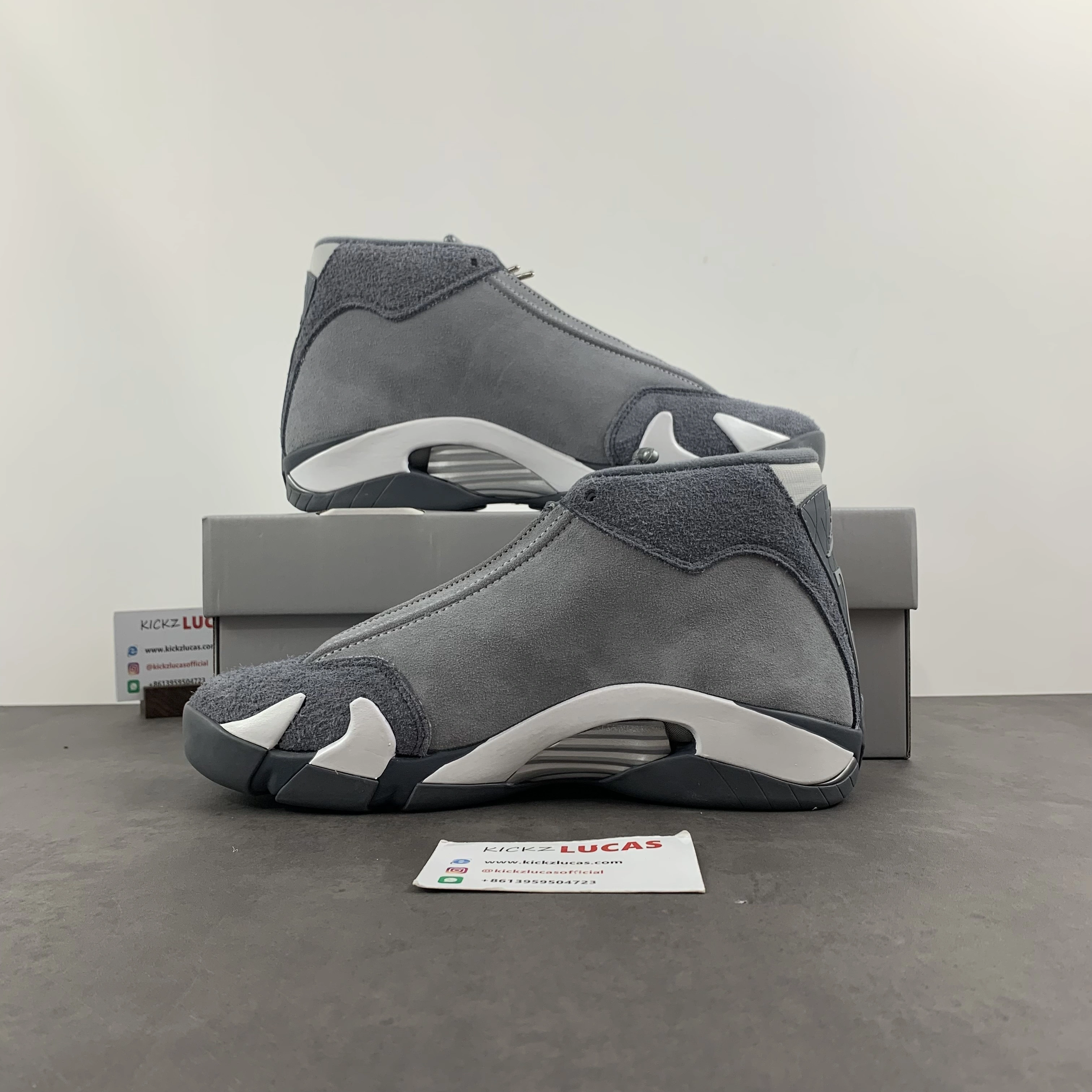 Soft Air Jordan 14 Retro Flint Grey FJ3460- 2306