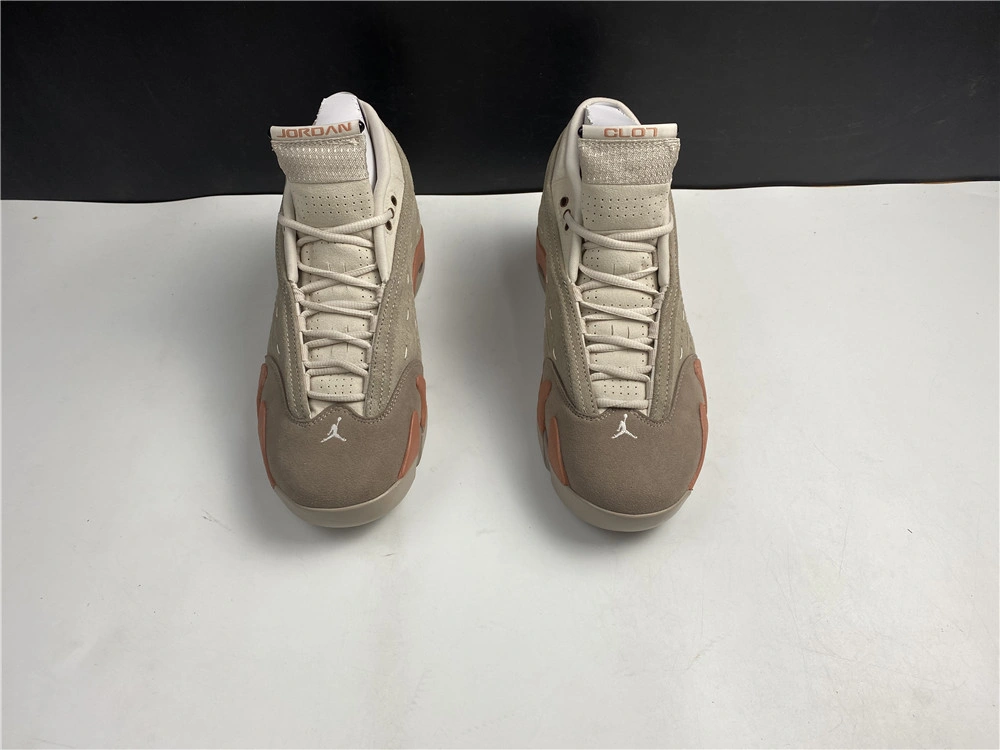 Air Jordan 14 Retro Low CLOT Terra Blush DC9857- Stretchable 2314