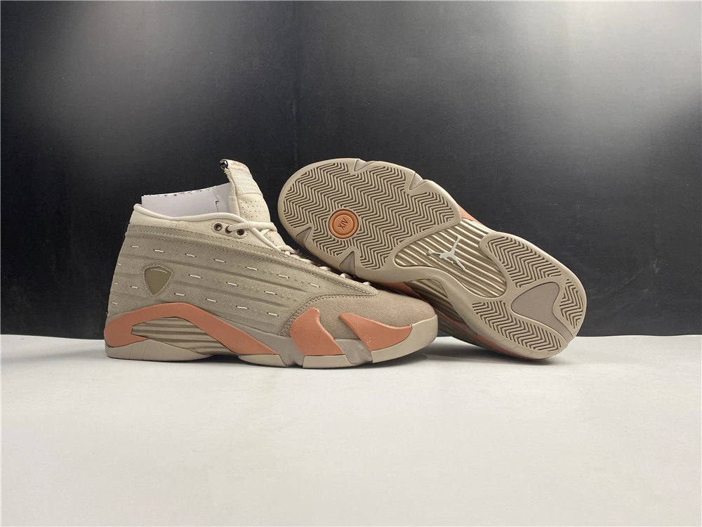 Air Jordan 14 Retro Low CLOT Terra Blush DC9857- Stretchable 2314