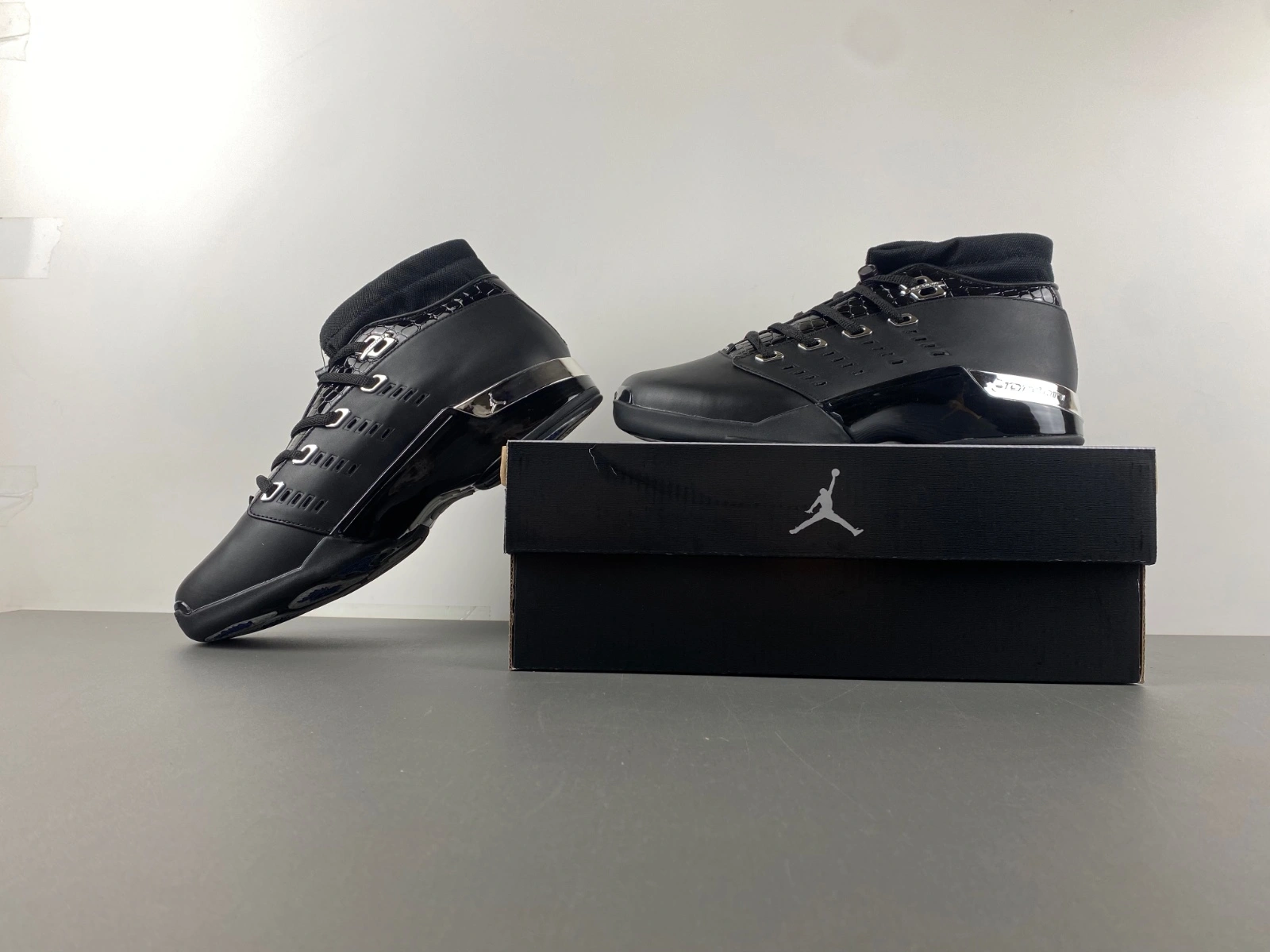 Air Jordan 17 OG Low Black Chrome 303891- HighQuality 2321