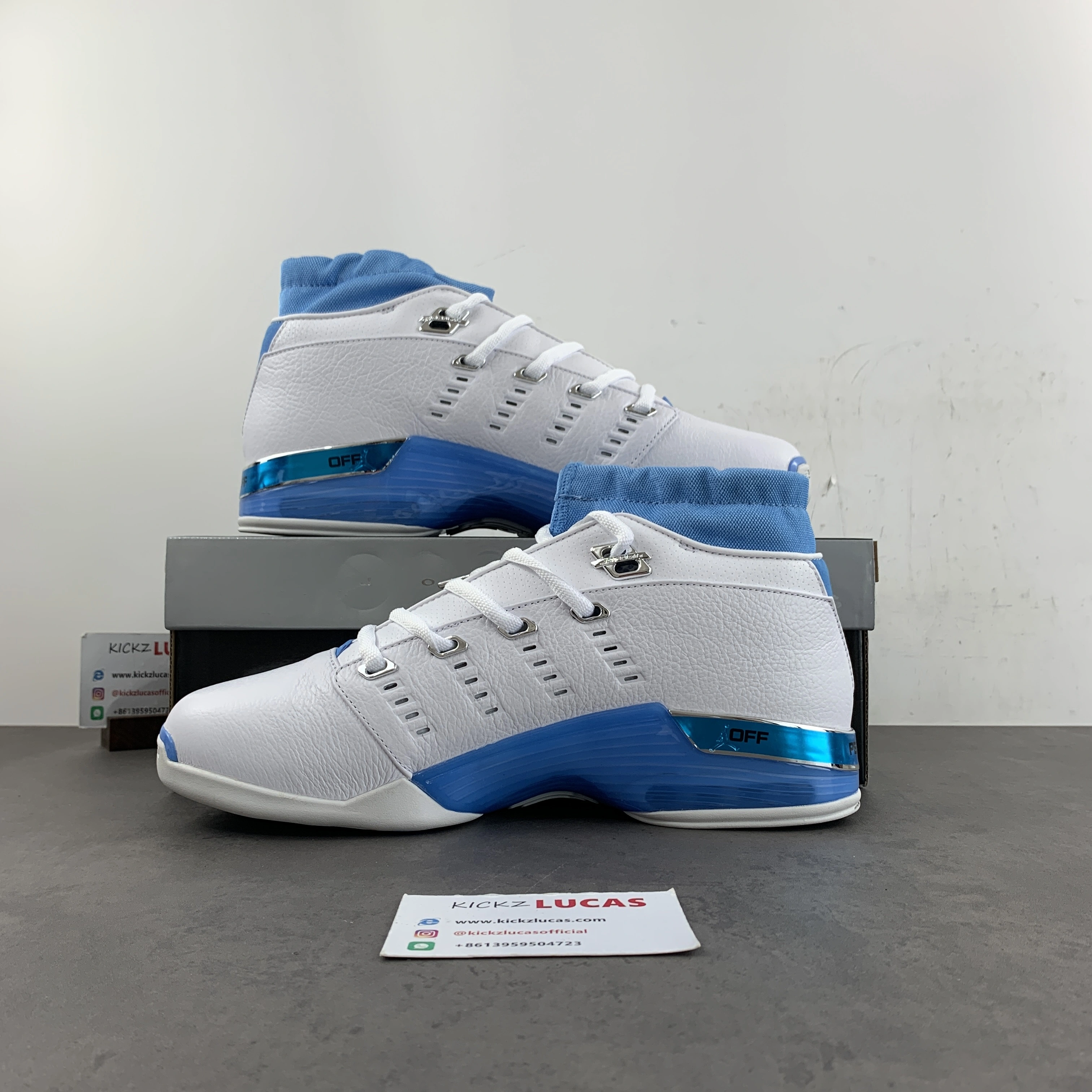 SunProtective Air Jordan 17 Retro Low University Blue FJ0395- 2320