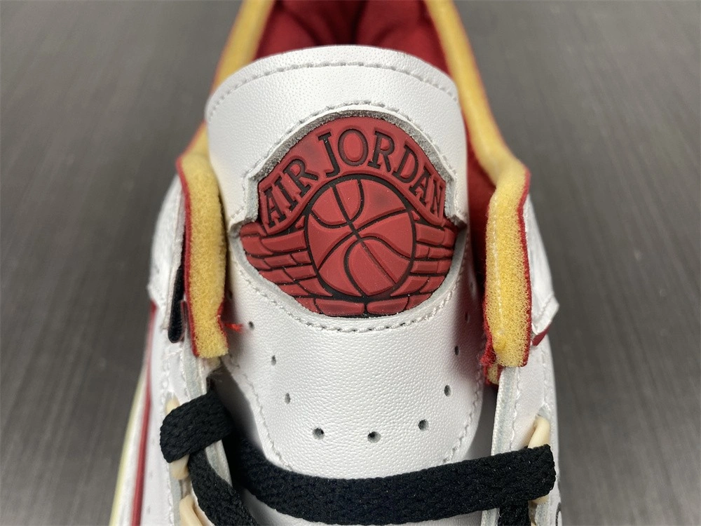 Air Jordan 2 Retro Low SP Off-White White Red DJ4375- Snug 1806