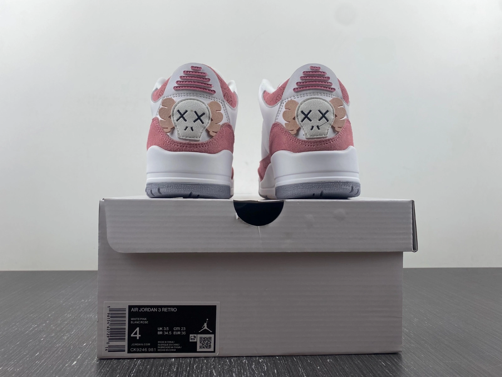 Air Jordan 3 KAWS Pink Sustainable 1841