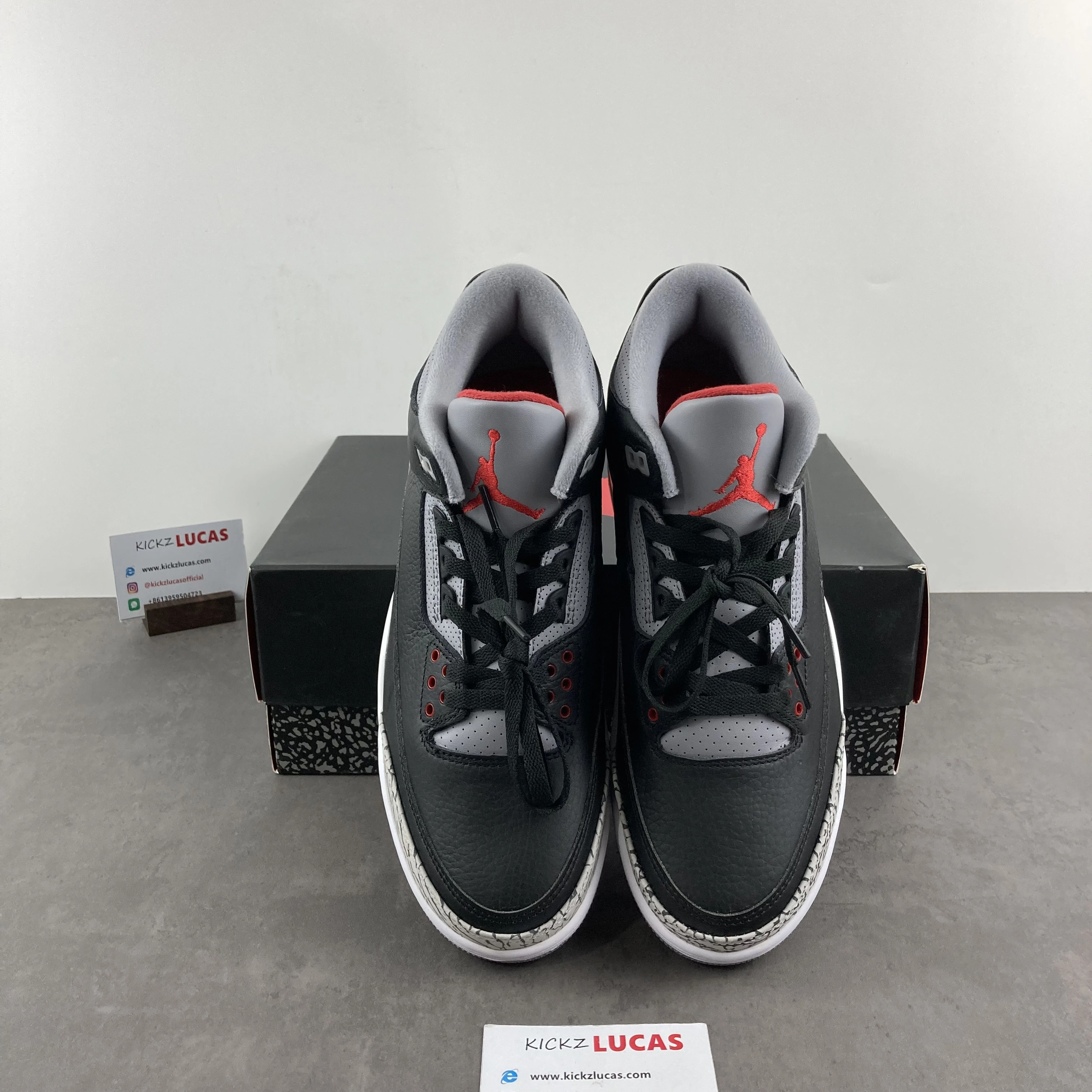 Affordable Air Jordan 3 Retro Black Cement 854262- 1868