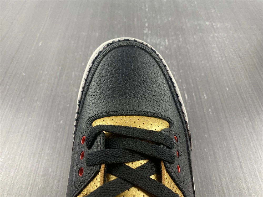 Efficient Air Jordan 3 Retro Black Cement Gold CK9246- 1857