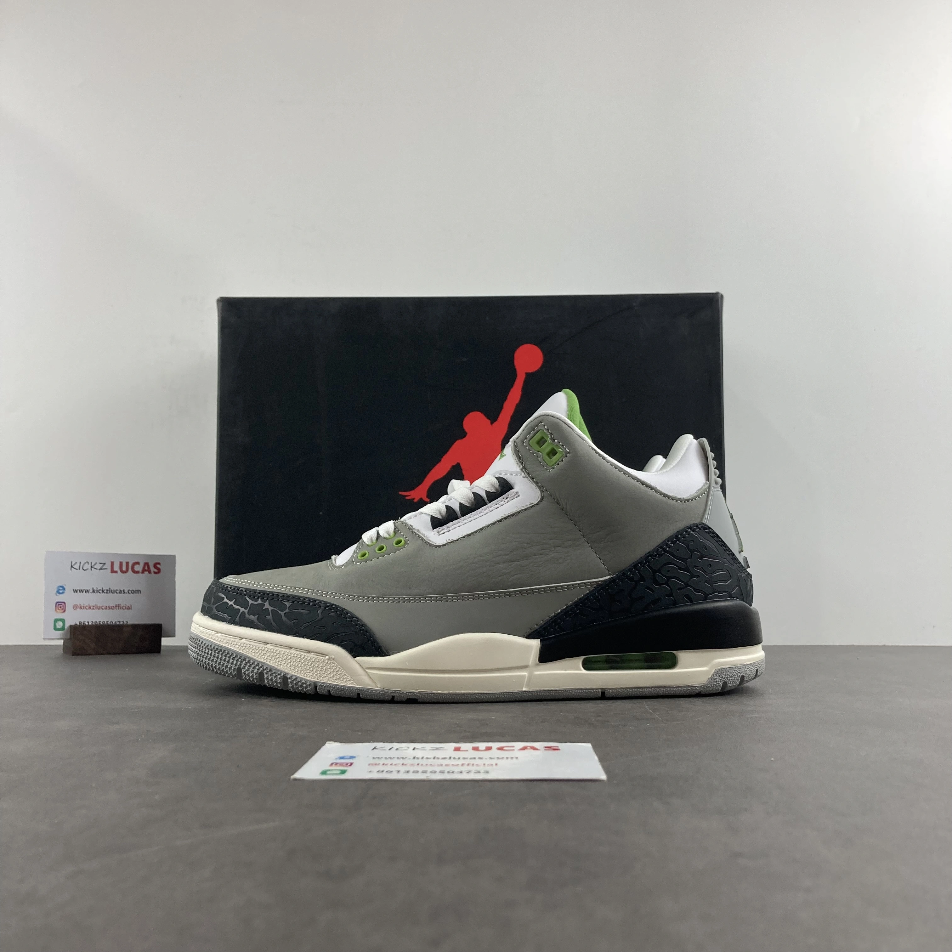 Air Jordan 3 Retro Chlorophyll 136064- Comfortable 1871