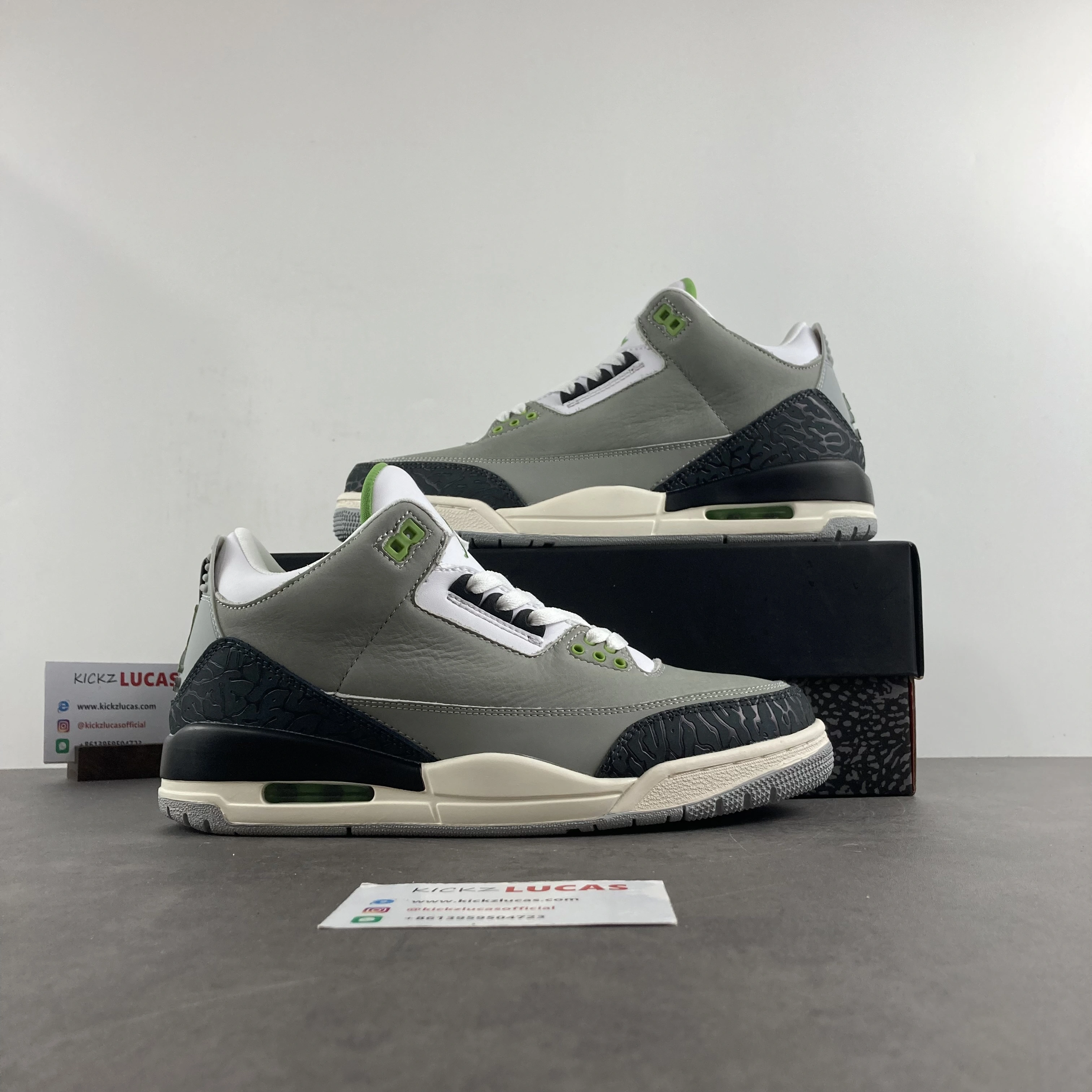 Air Jordan 3 Retro Chlorophyll 136064- Comfortable 1871