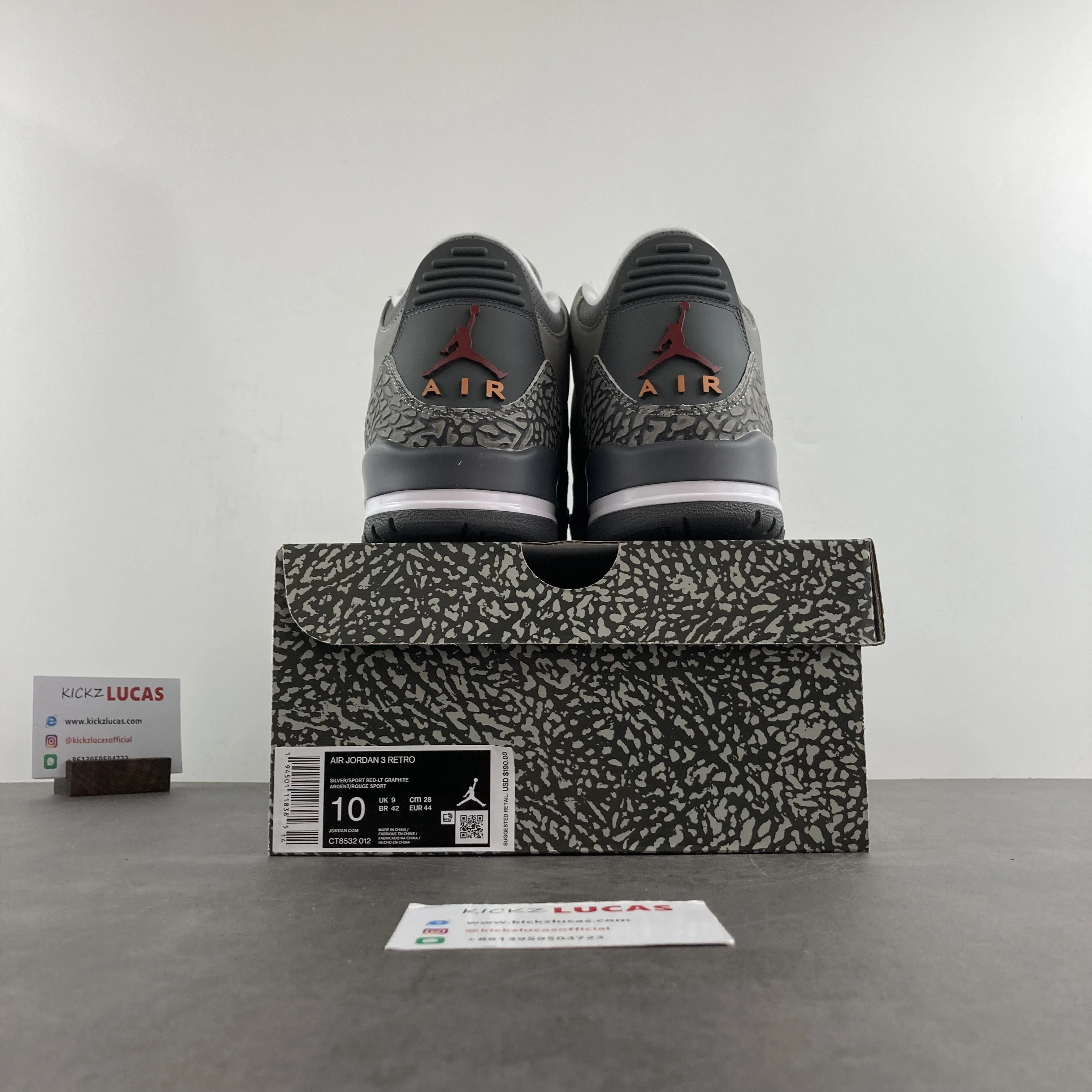 Air Jordan 3 Retro Cool Grey CT8532- FashionForward 1885