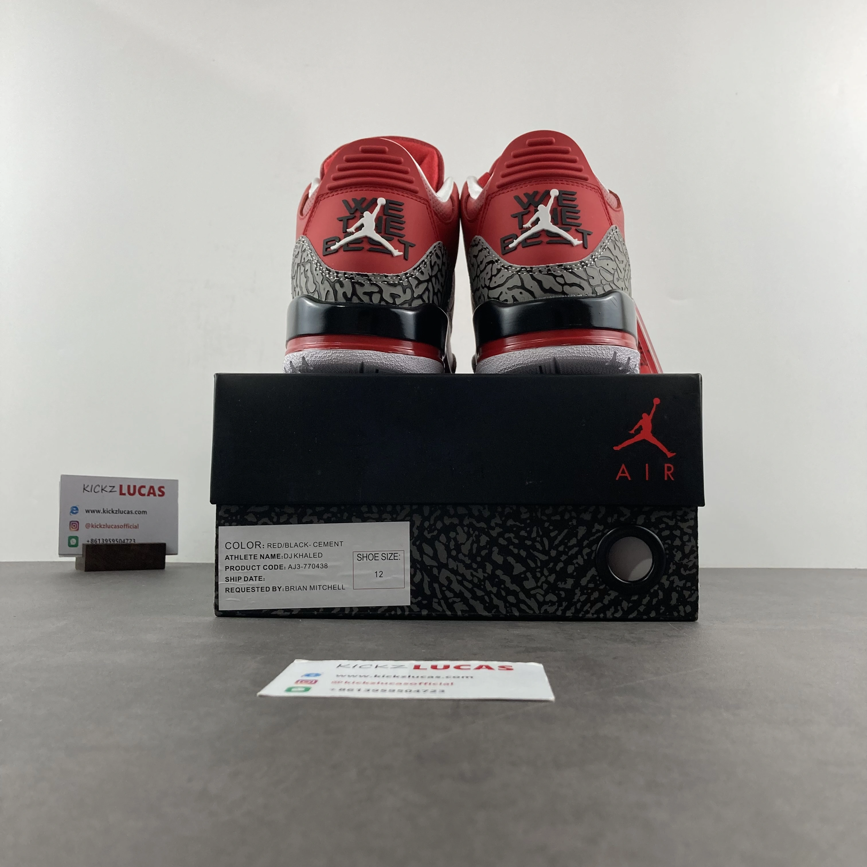 Air Jordan 3 Retro DJ Khaled Grateful AJ3- Practical 1845