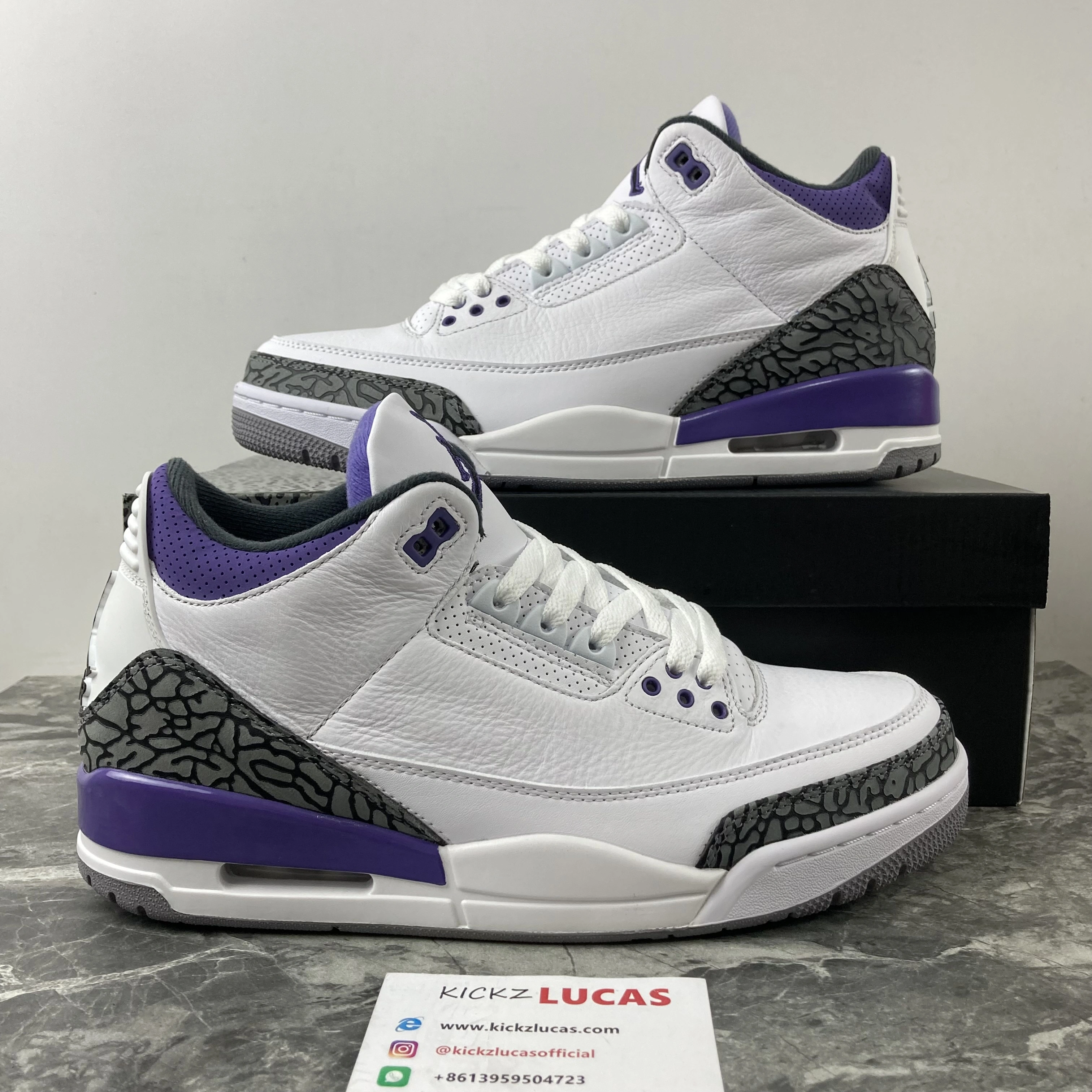 Air Jordan 3 Retro Dark Iris CT8532- Flexible 1861