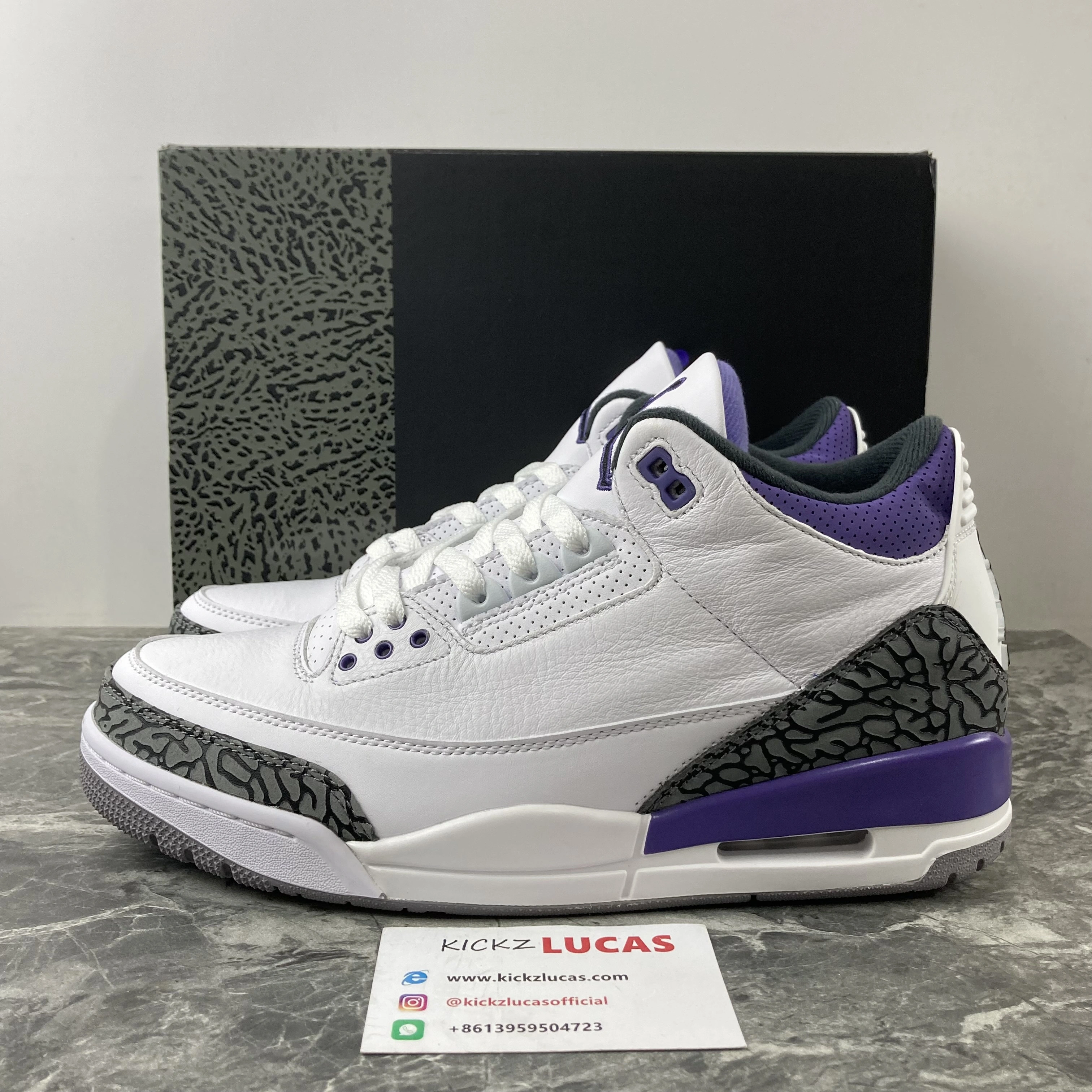 Air Jordan 3 Retro Dark Iris CT8532- Flexible 1861