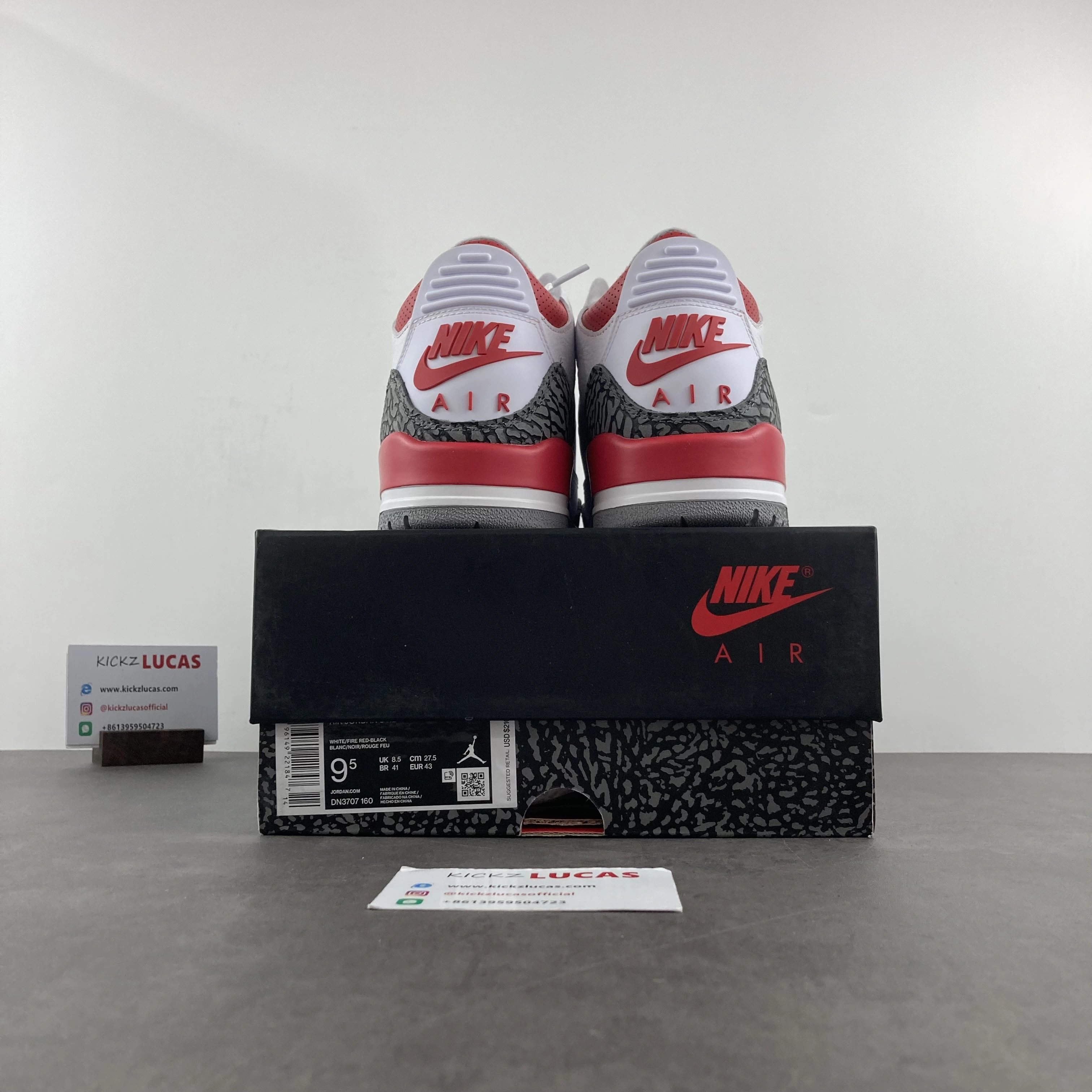 Trendy Air Jordan 3 Retro Fire Red (2022) DN3707- 1858