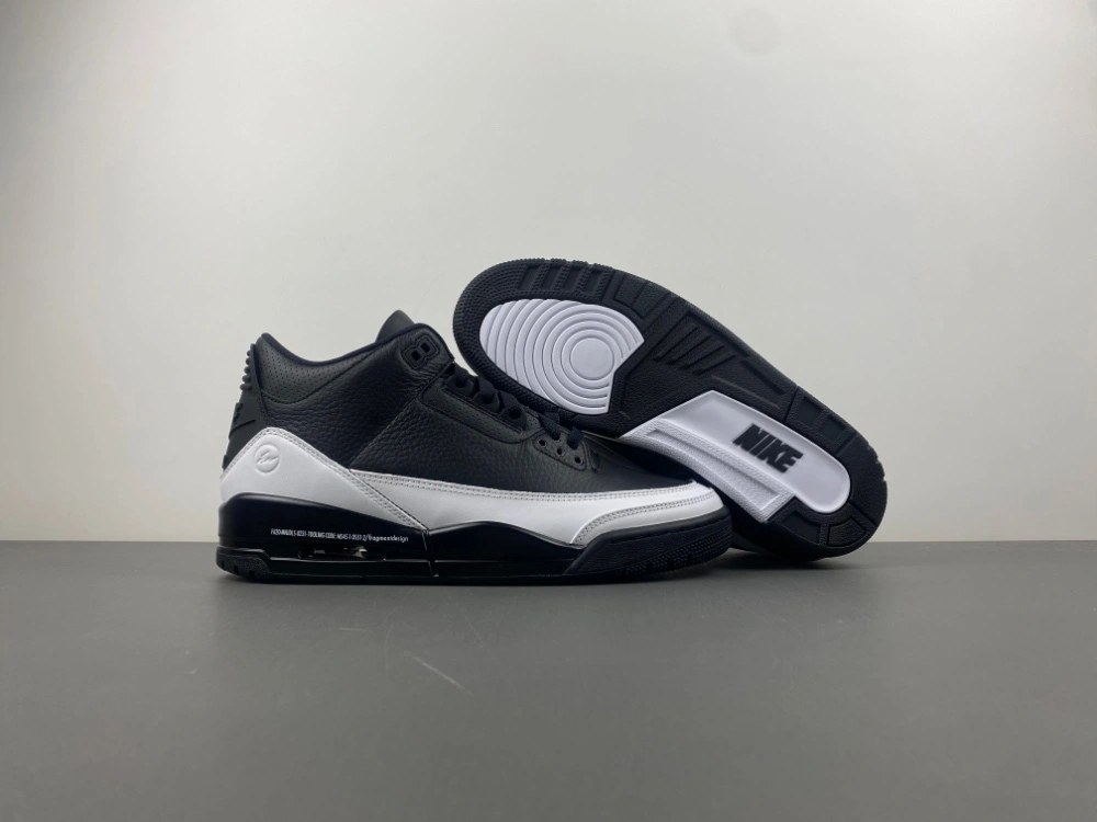 Air Jordan 3 Retro Fragment Black White DA3595- Seasonal 1810