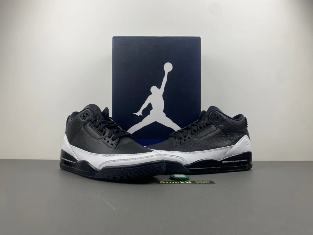 Air Jordan 3 Retro Fragment Black White DA3595- Seasonal 1810