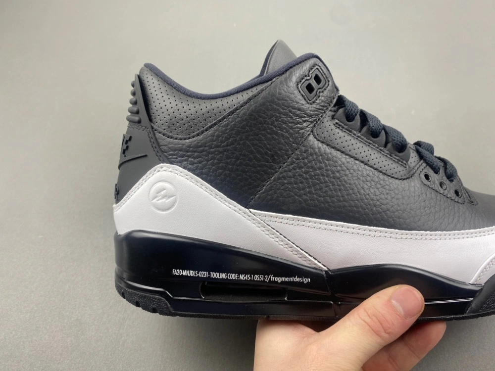 Air Jordan 3 Retro Fragment Black White DA3595- Seasonal 1810