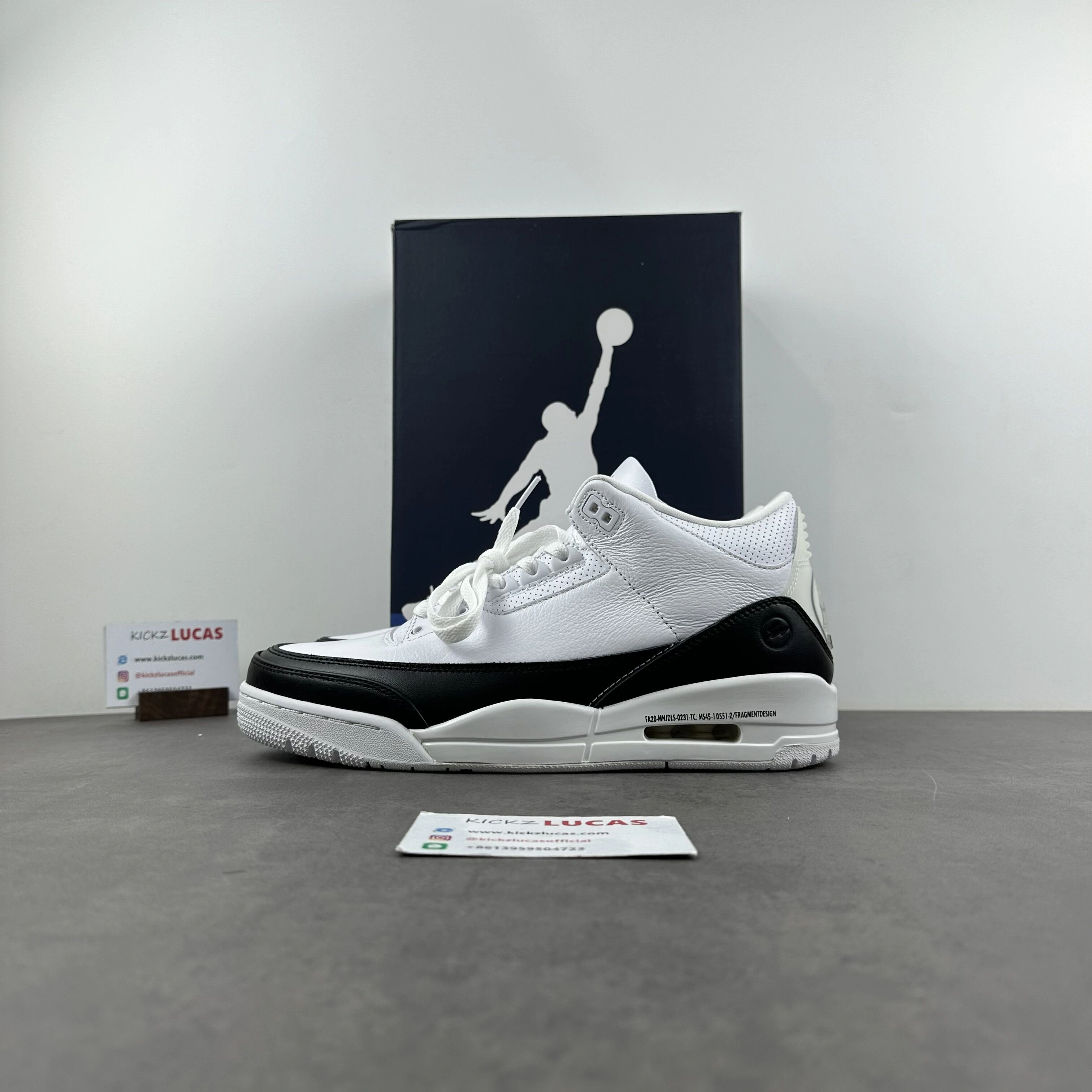 Air Jordan 3 Retro Fragment DA3595- Breathable 1883