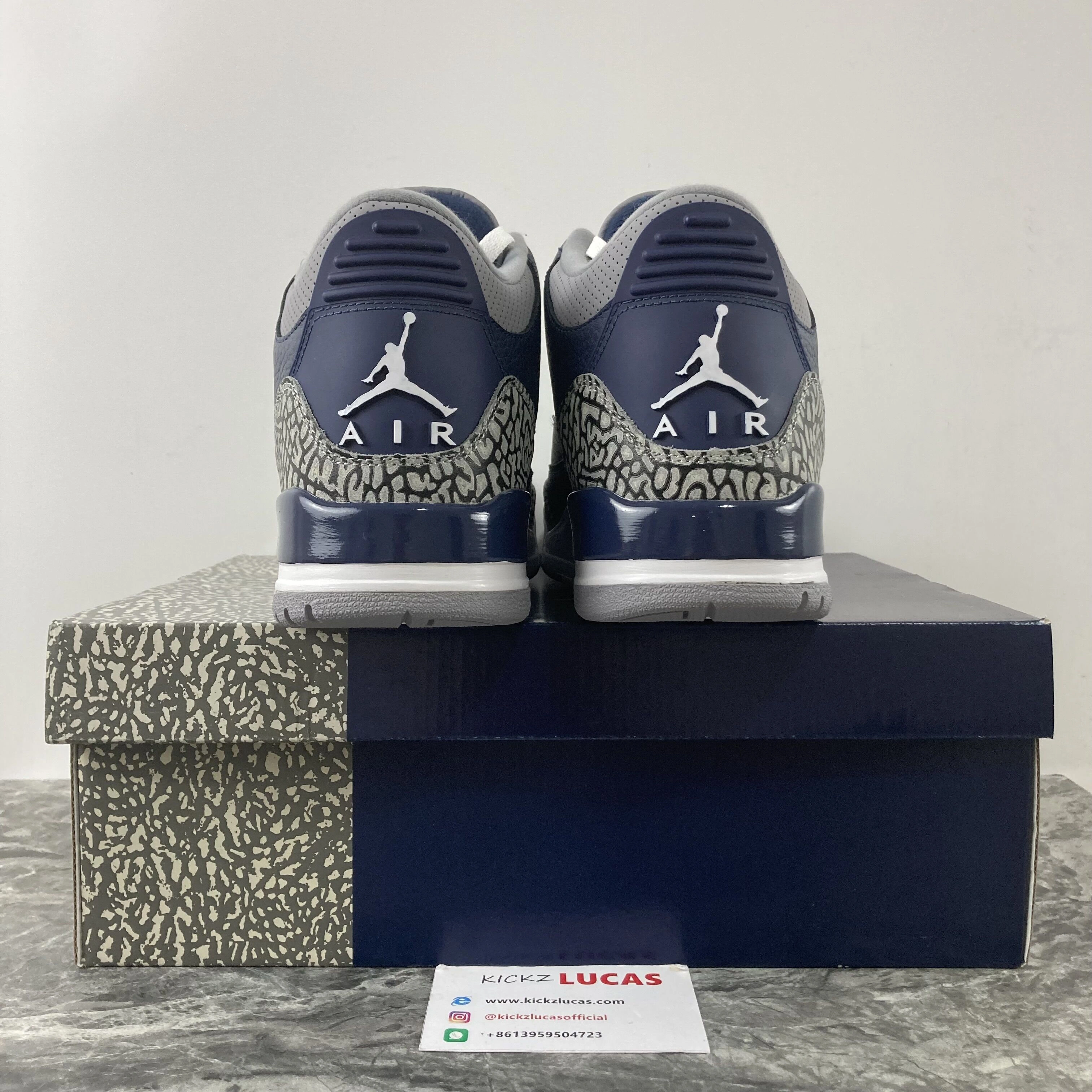 Air Jordan 3 Retro Georgetown CT8532- Durable 1888