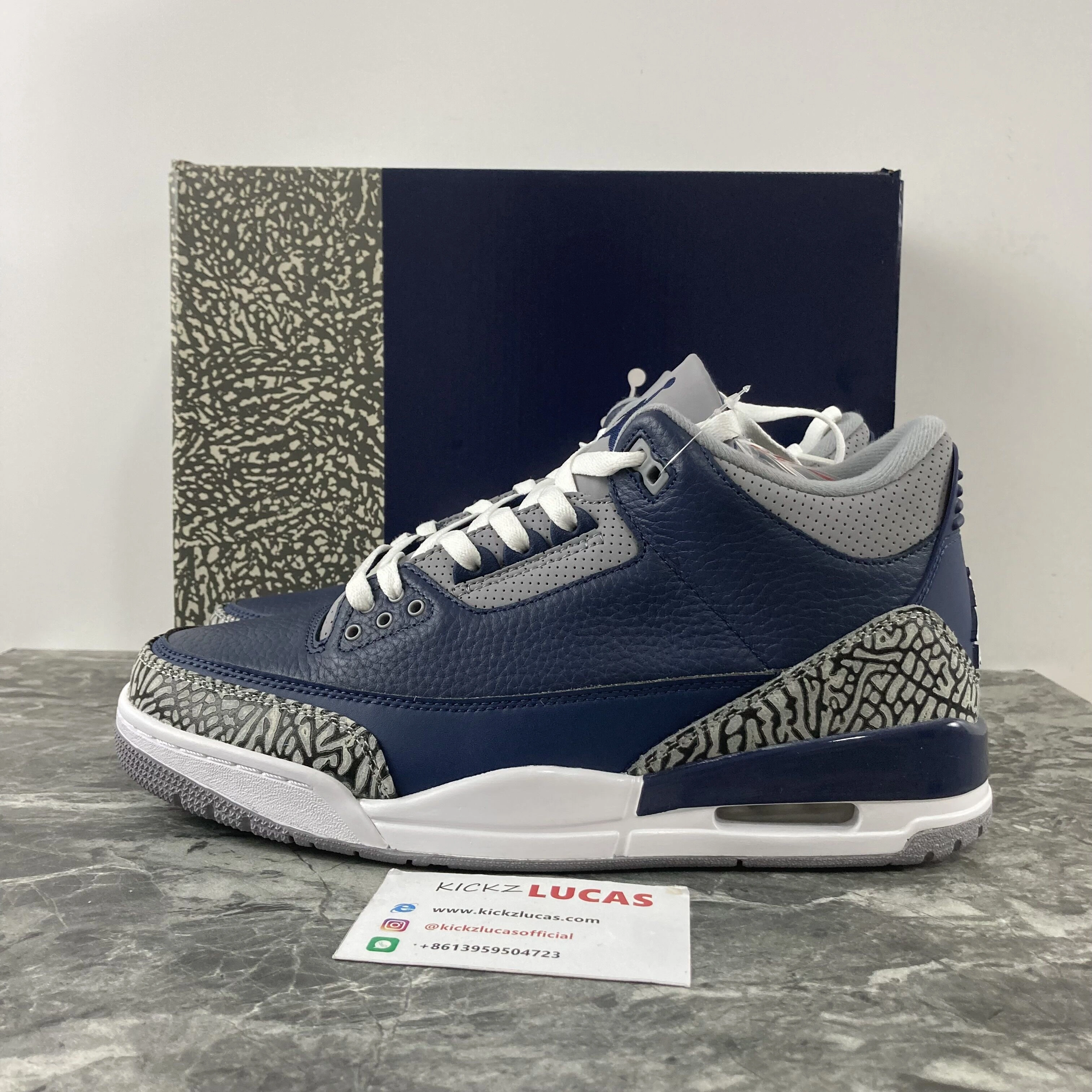 Air Jordan 3 Retro Georgetown CT8532- Durable 1888