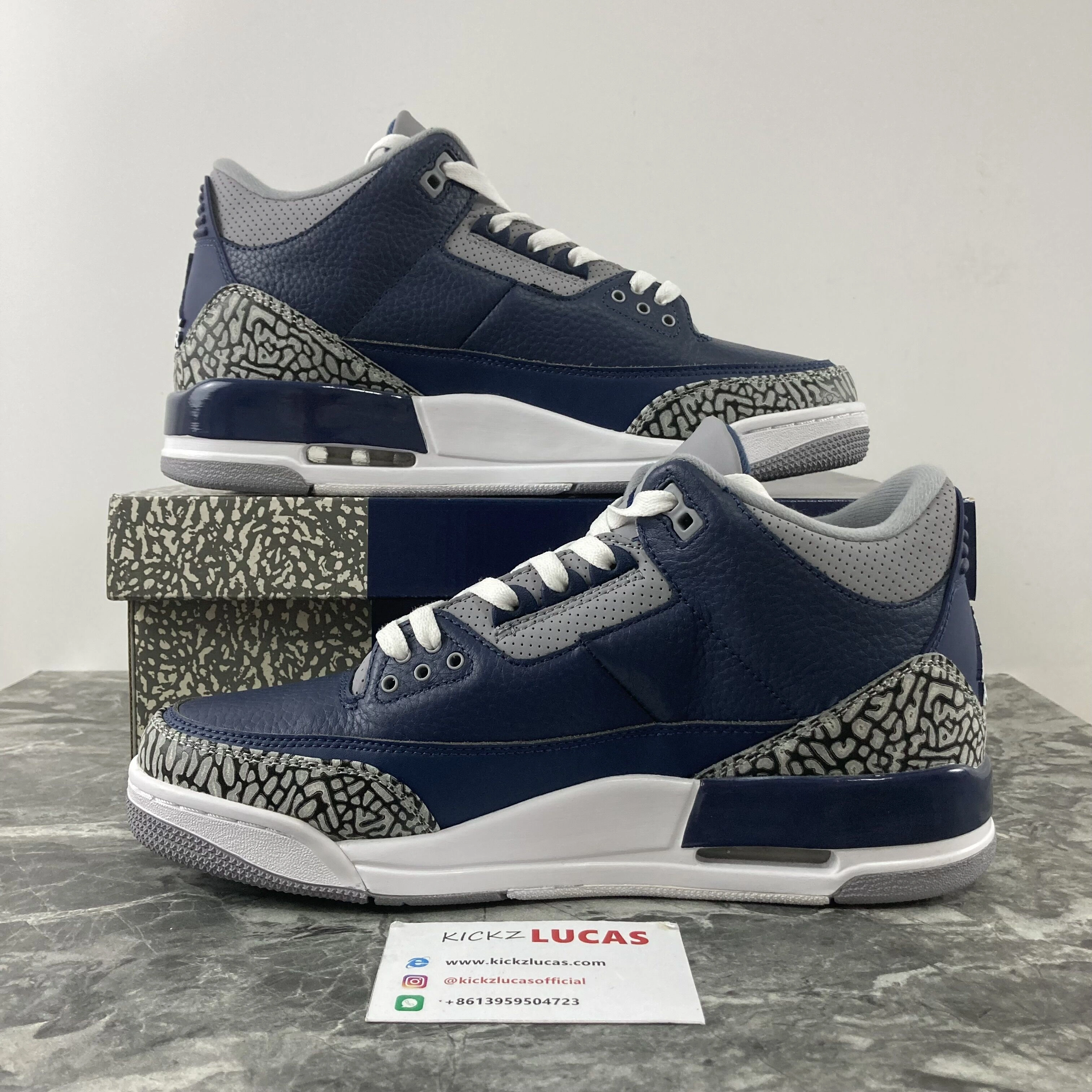 Air Jordan 3 Retro Georgetown CT8532- Durable 1888