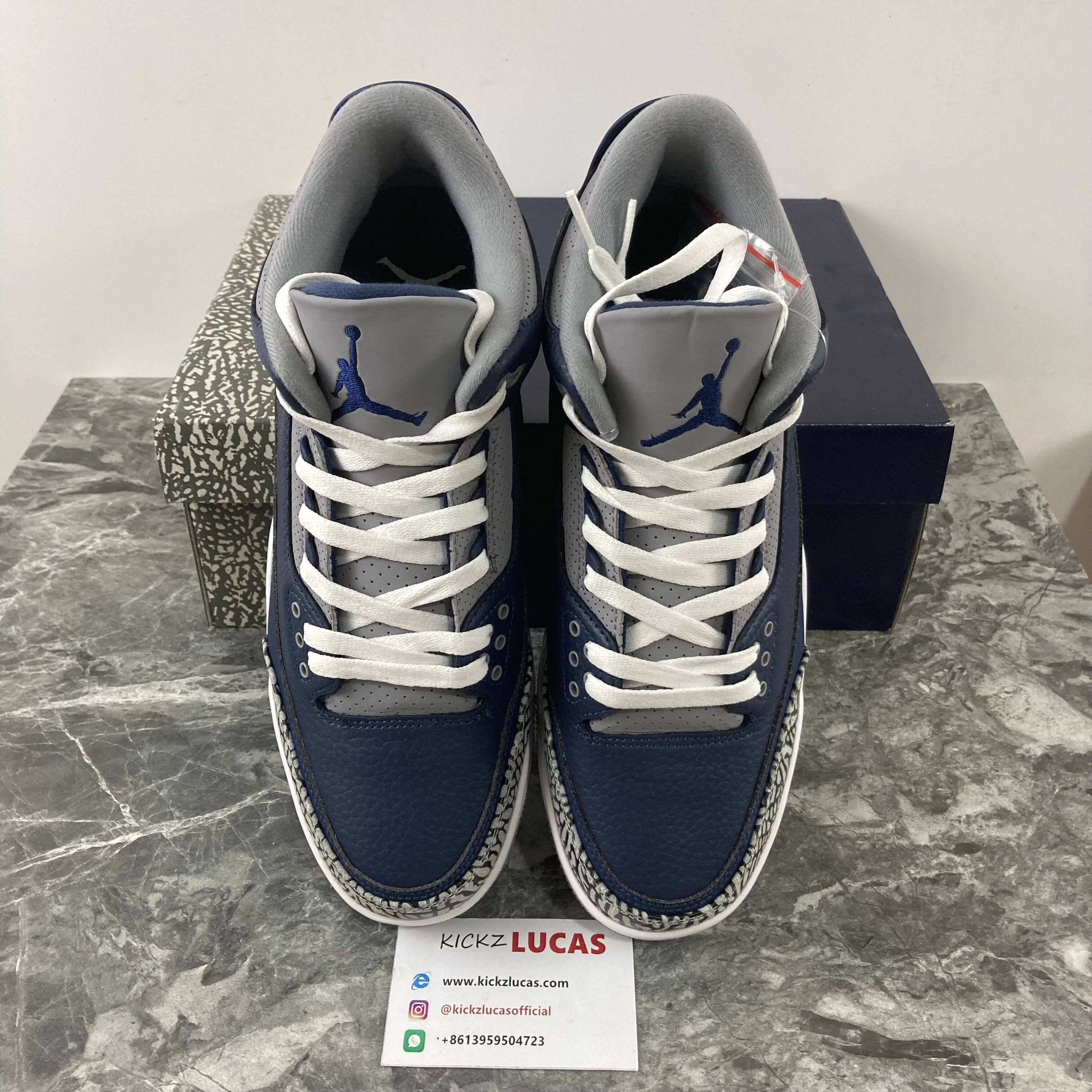 Air Jordan 3 Retro Georgetown CT8532- Durable 1888