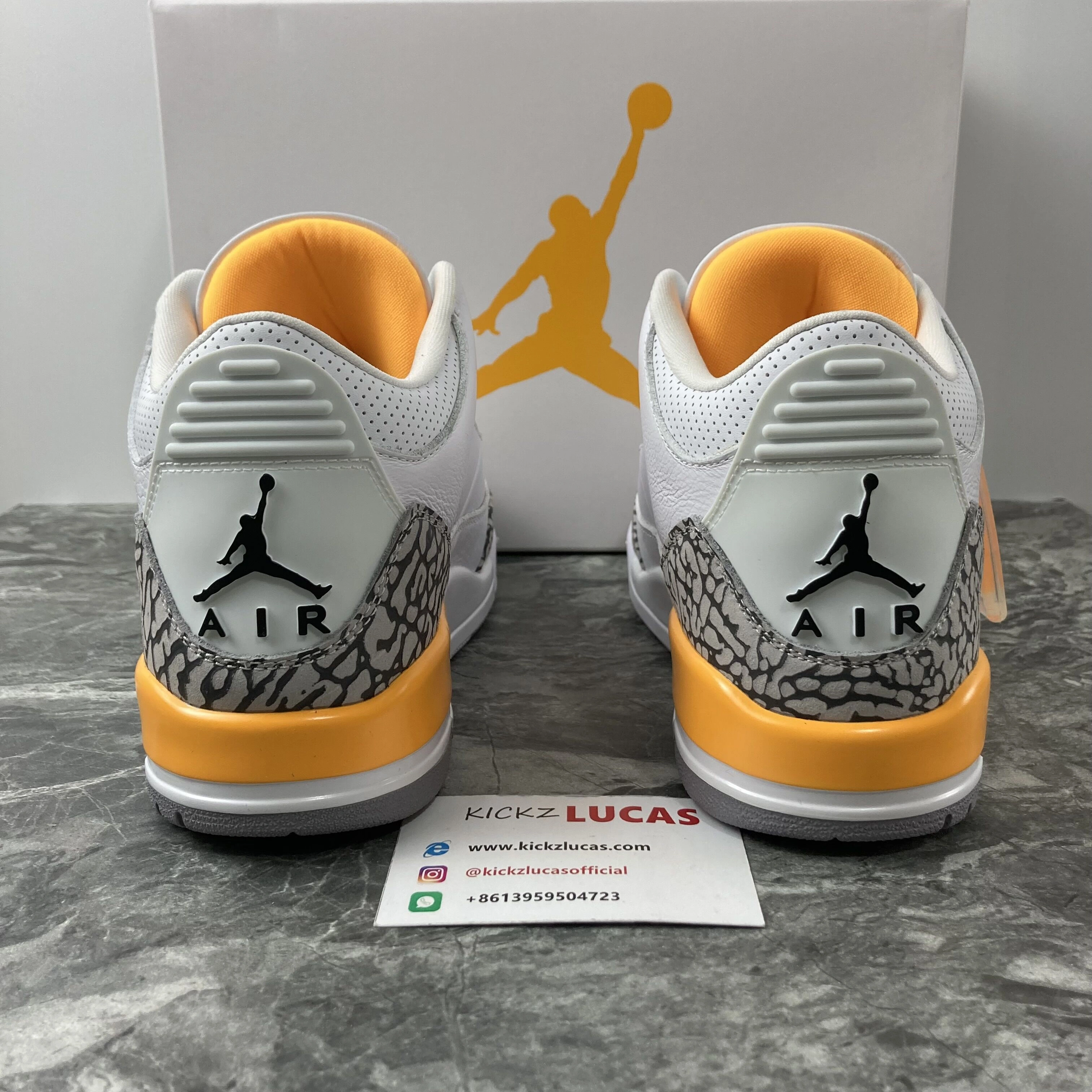 Packable Air Jordan 3 Retro Laser Orange CK9246- 1882
