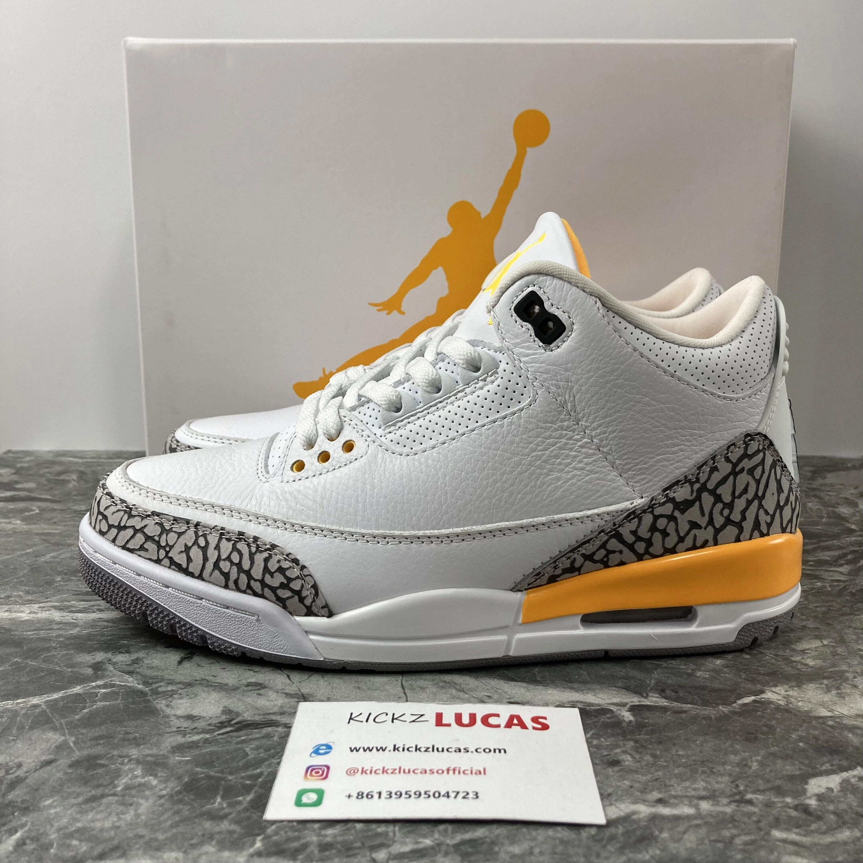 Packable Air Jordan 3 Retro Laser Orange CK9246- 1882