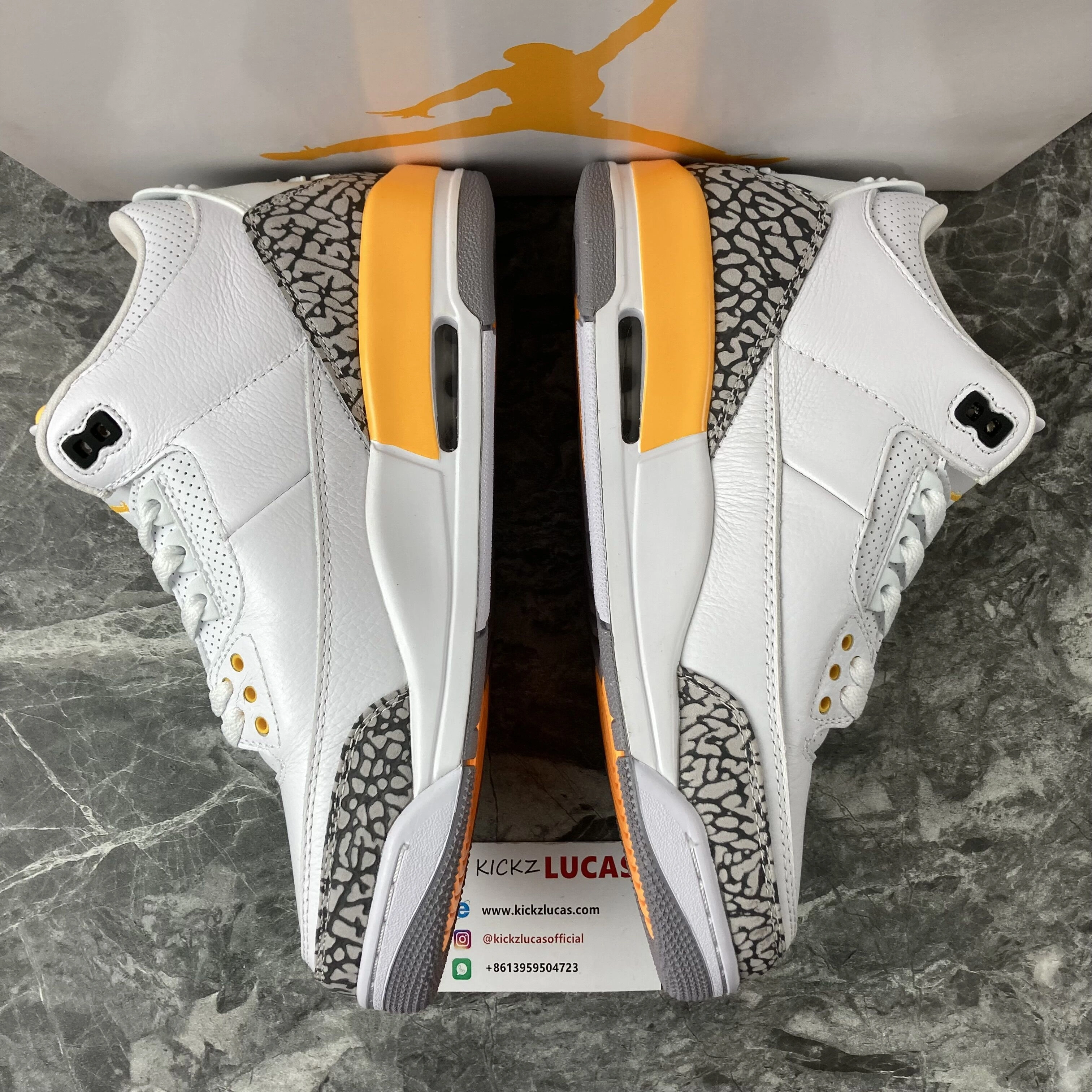 Packable Air Jordan 3 Retro Laser Orange CK9246- 1882