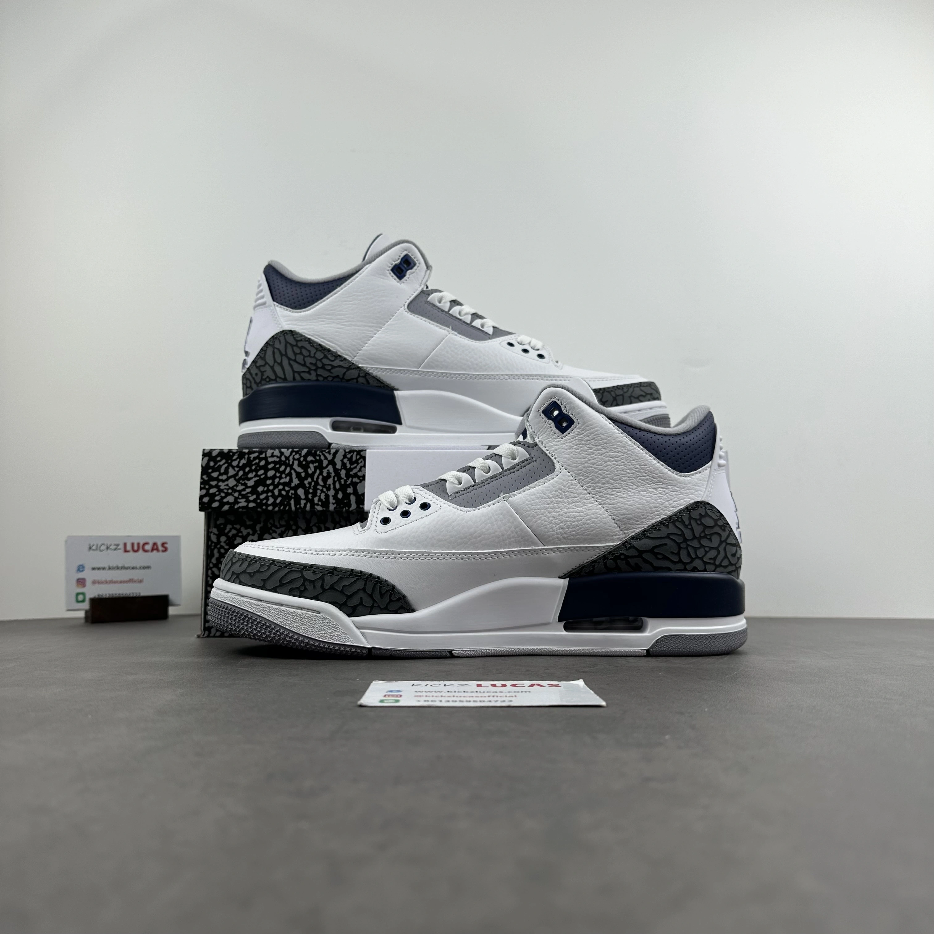 WellDesigned Air Jordan 3 Retro Midnight Navy CT8532- 1825