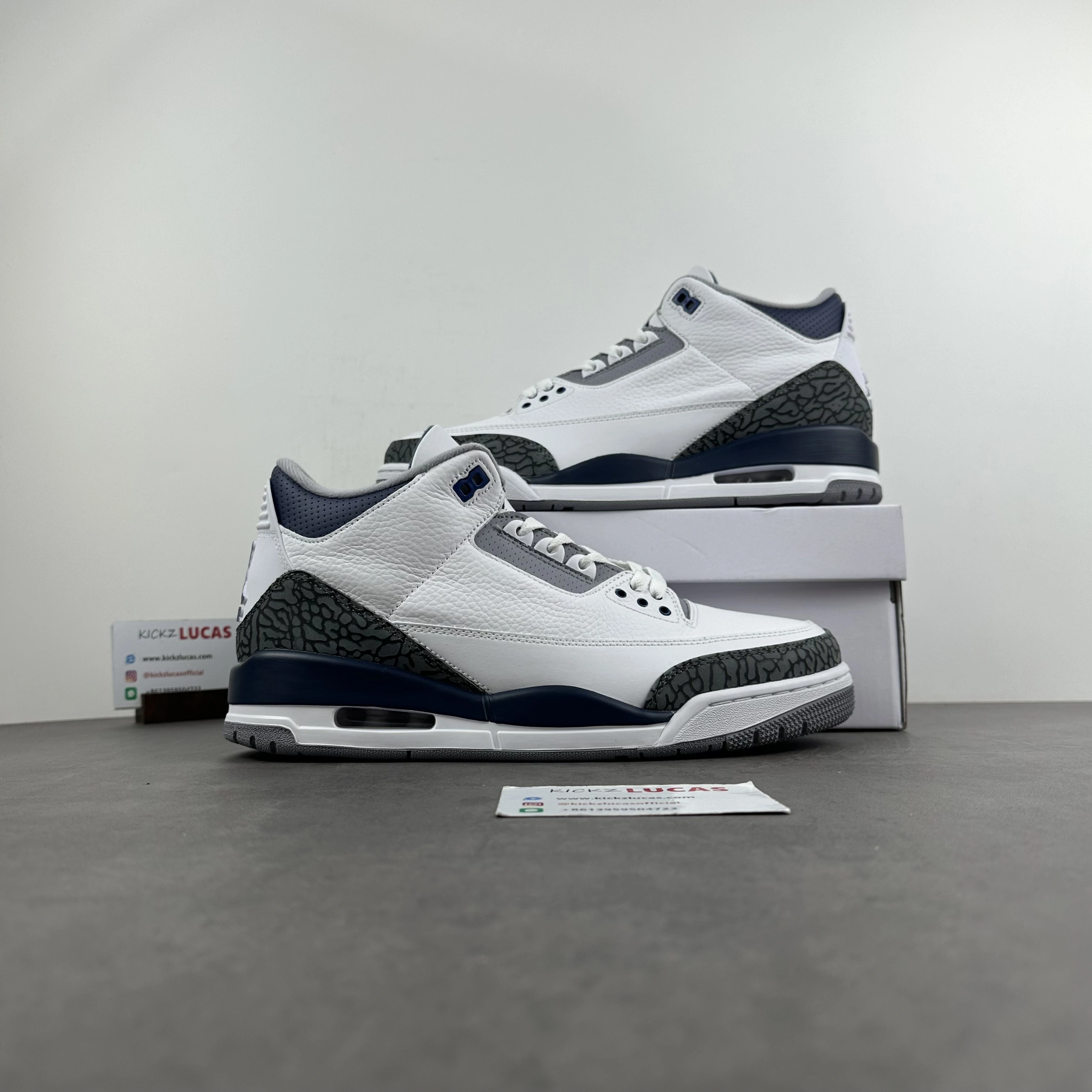 WellDesigned Air Jordan 3 Retro Midnight Navy CT8532- 1825