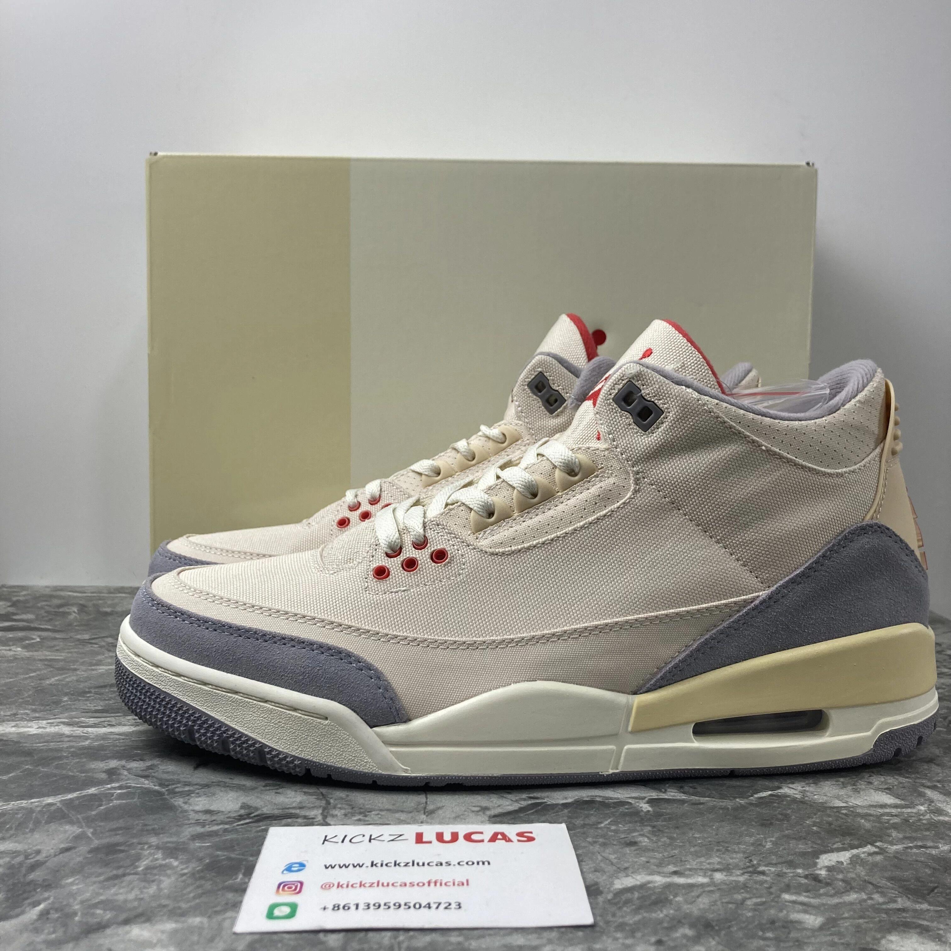 Air Jordan 3 Retro Muslin DH7139- Comfortable 1859