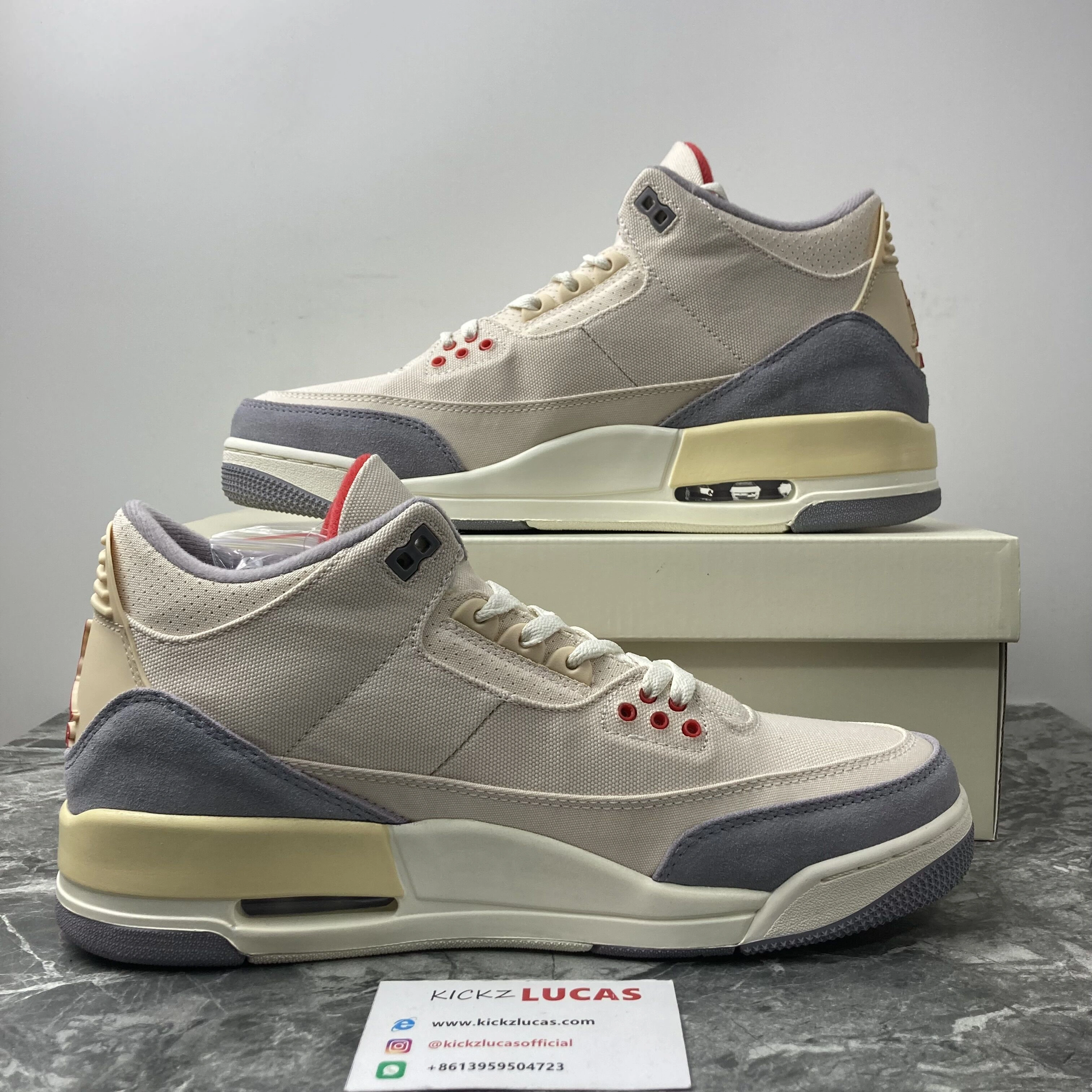 Air Jordan 3 Retro Muslin DH7139- Comfortable 1859