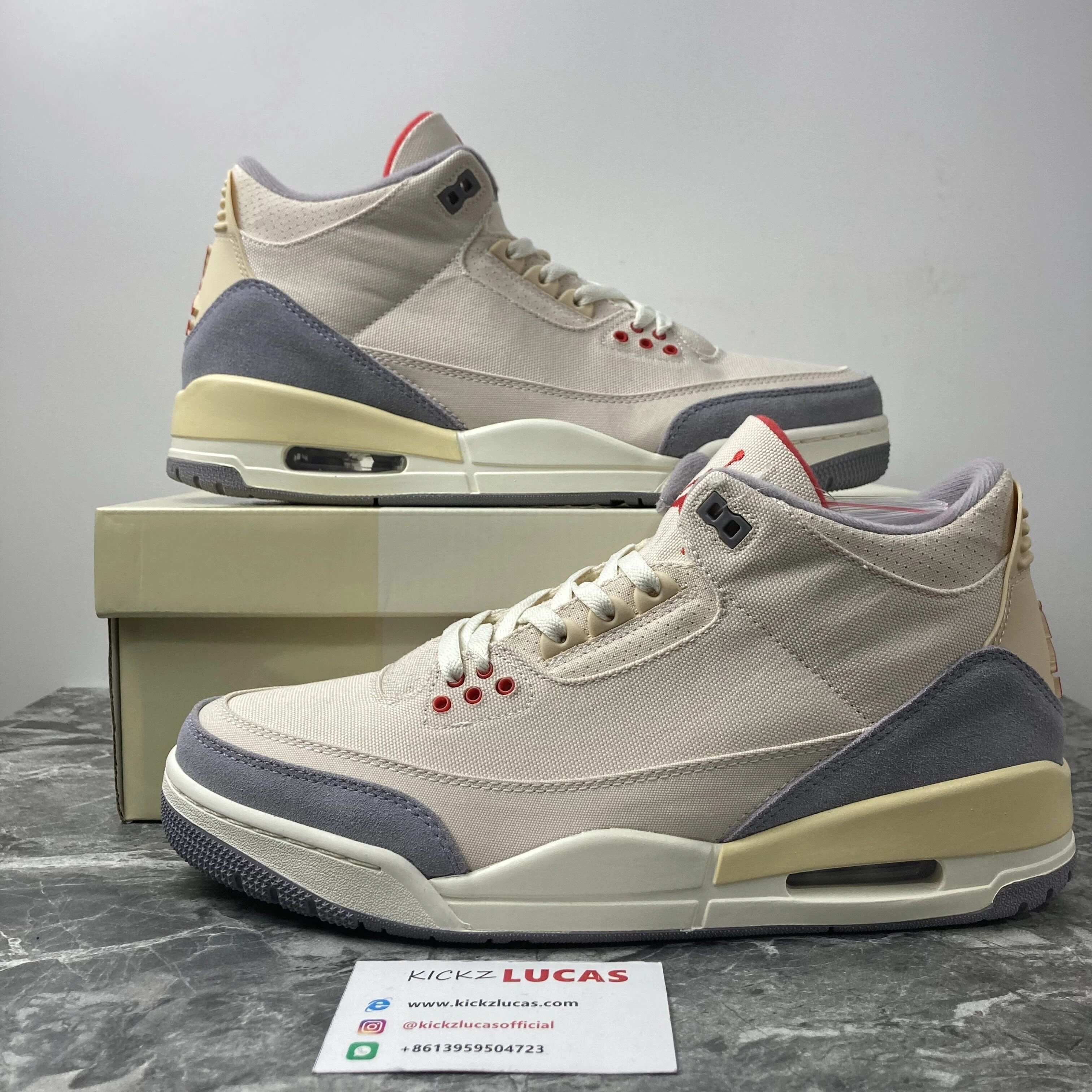 Air Jordan 3 Retro Muslin DH7139- Comfortable 1859