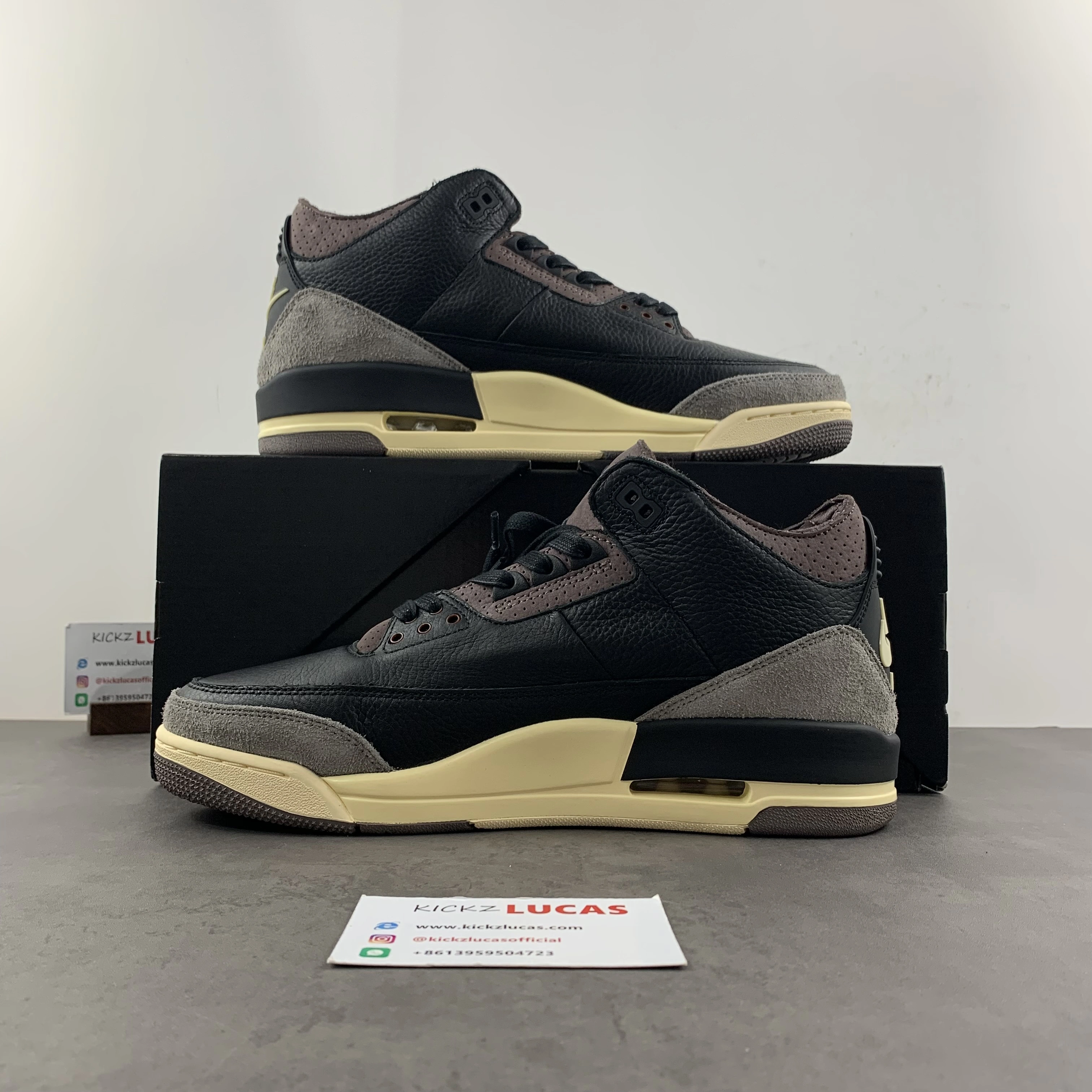 Supportive Air Jordan 3 Retro OG SP A Ma Maniére Black Violet Ore FZ4811- 1816