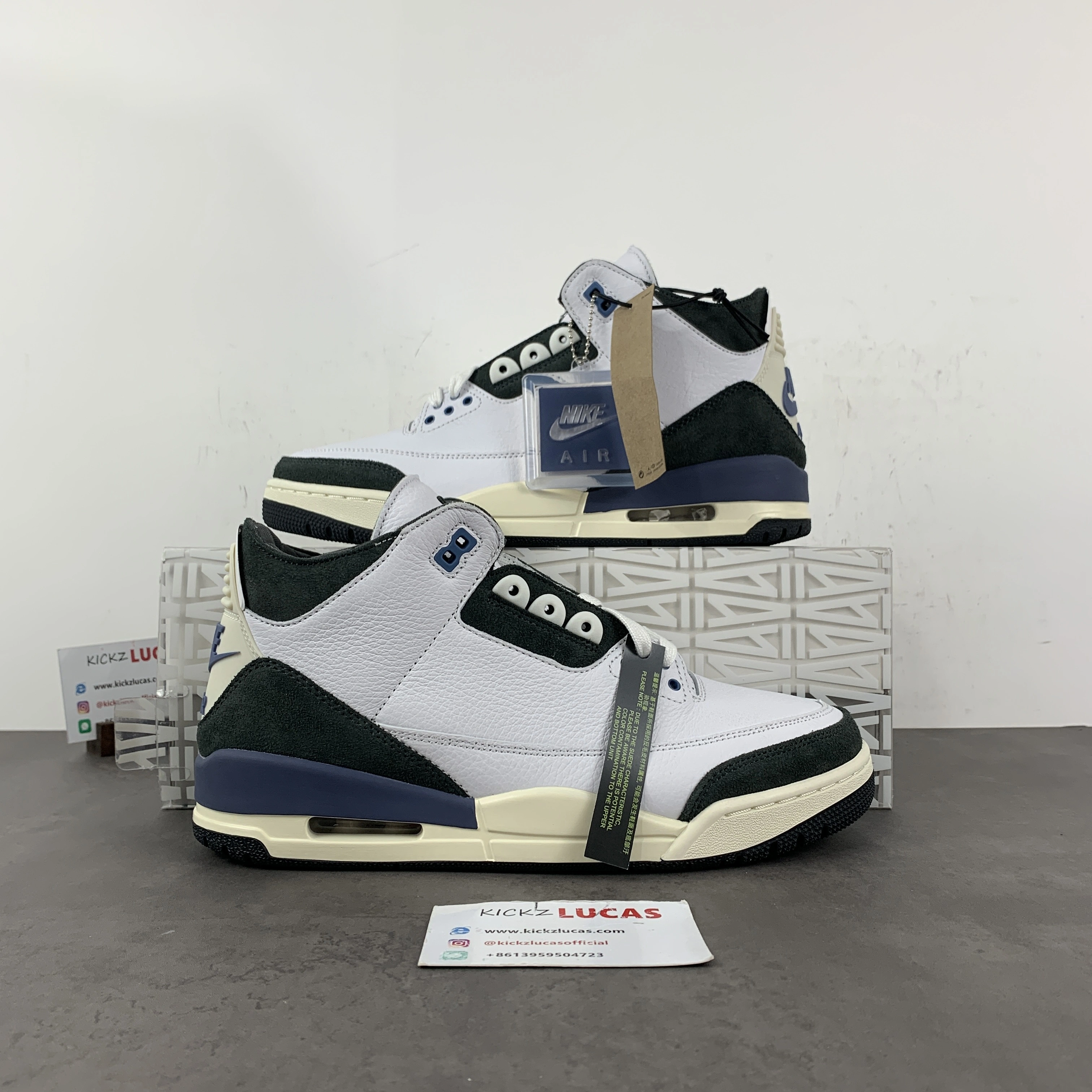 Premium Air Jordan 3 Retro OG SP A Ma Maniére Diffused Blue HV8571- 1809