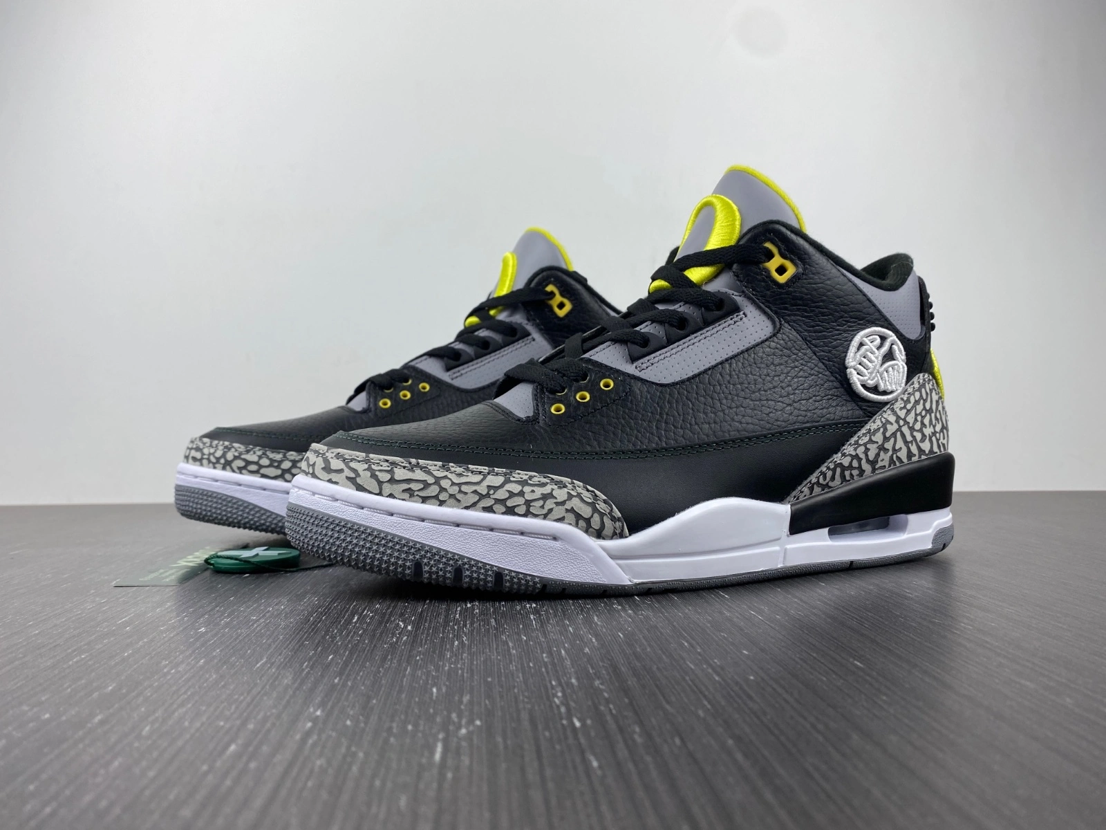 TopPick Air Jordan 3 Retro Oregon Ducks Pit Crew Black HO11-MNJDLS- 1855