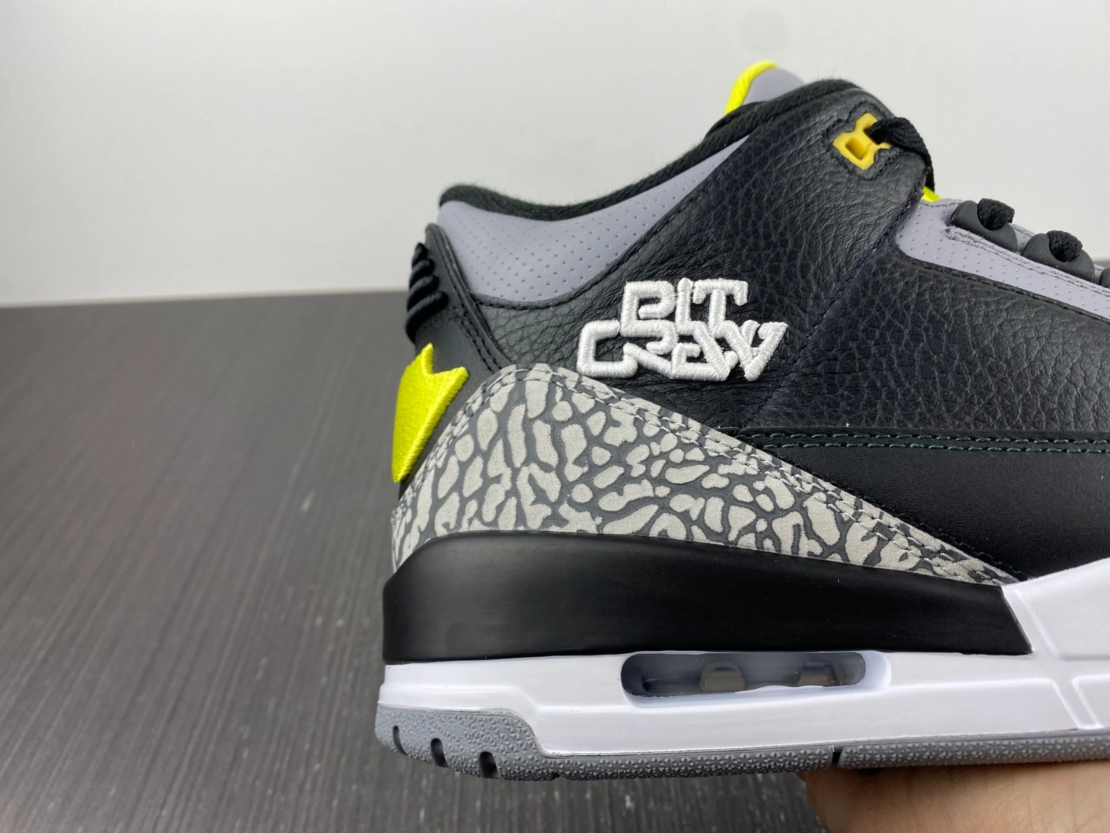 TopPick Air Jordan 3 Retro Oregon Ducks Pit Crew Black HO11-MNJDLS- 1855