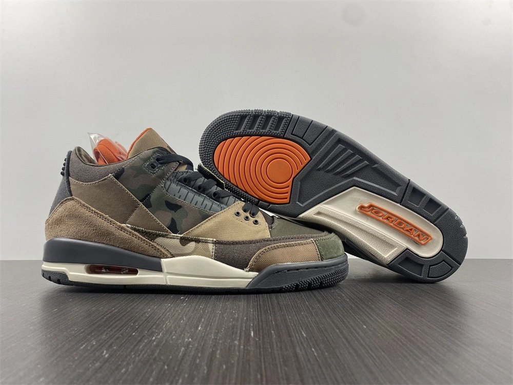 Air Jordan 3 Retro Patchwork Camo DO1830- Breathable 1863