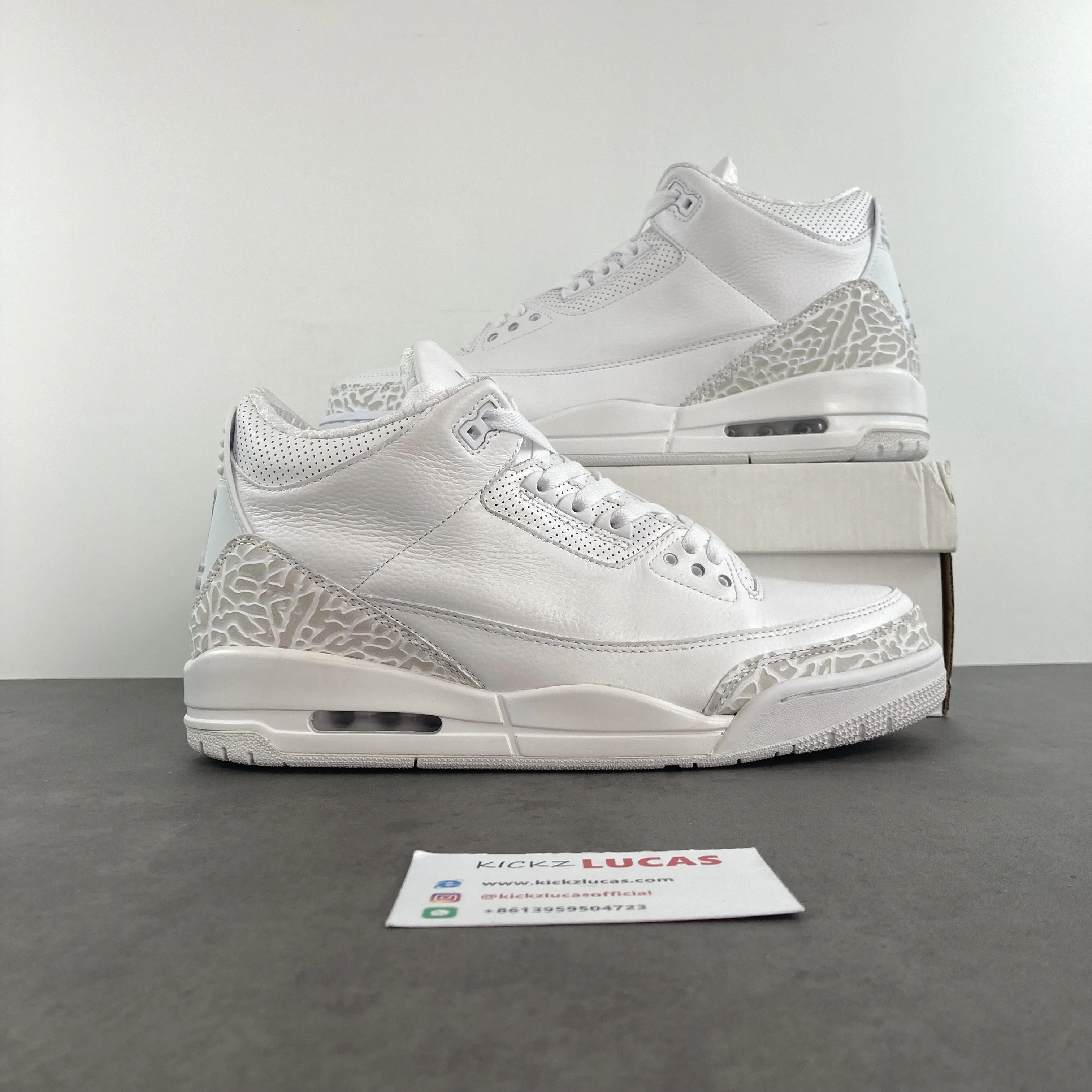 Air Jordan 3 Retro Pure White 136064- NewStyle 1864